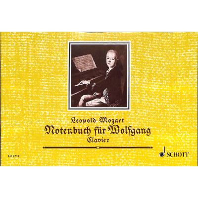 Notenbuch für Wolfgang