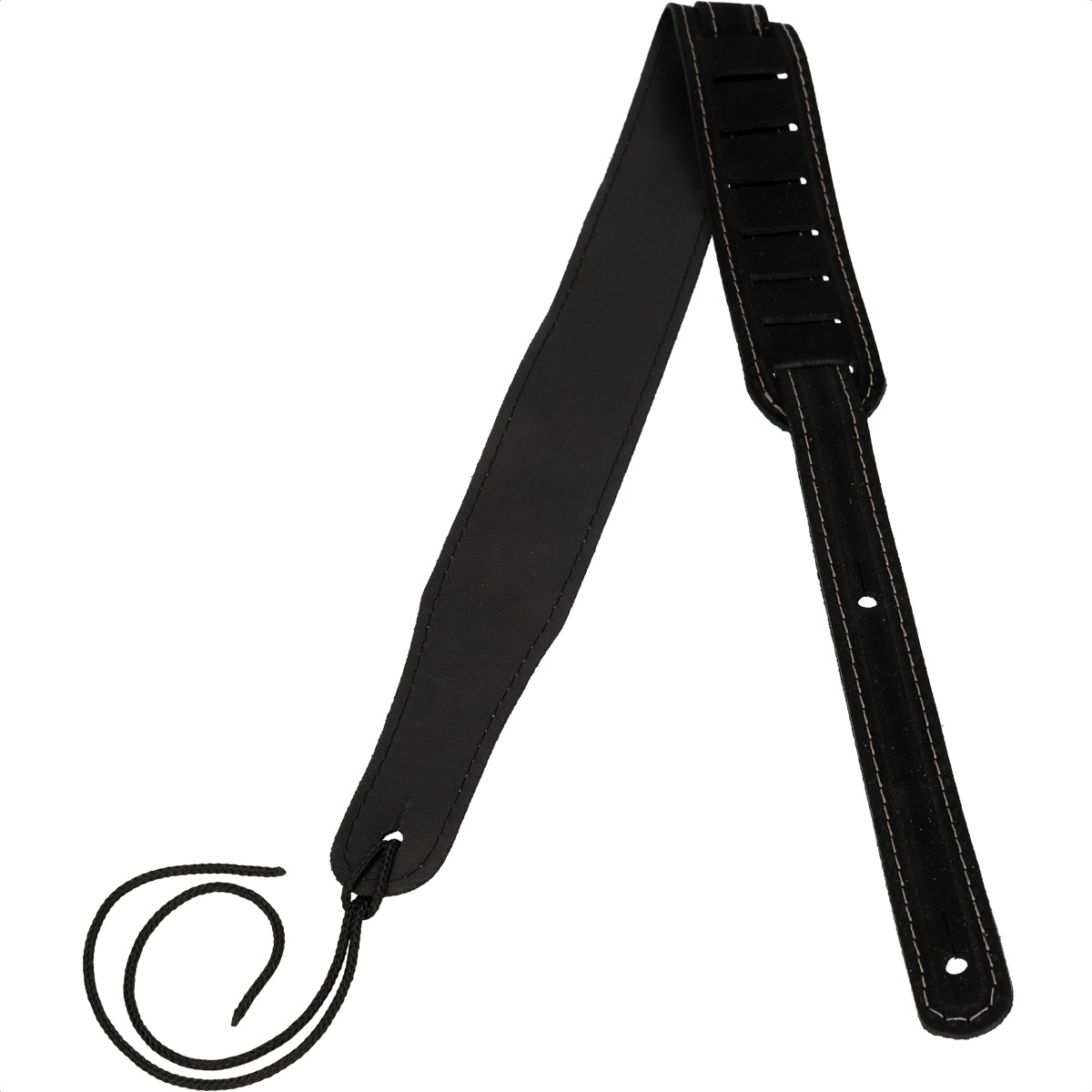 Flight Ukulelengurt Wildleder schwarz