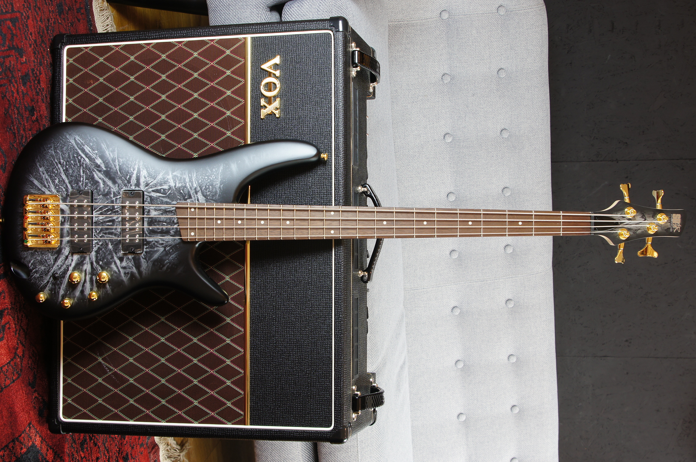 IBANEZ SR 4-Str Black Ice Frozen Matte