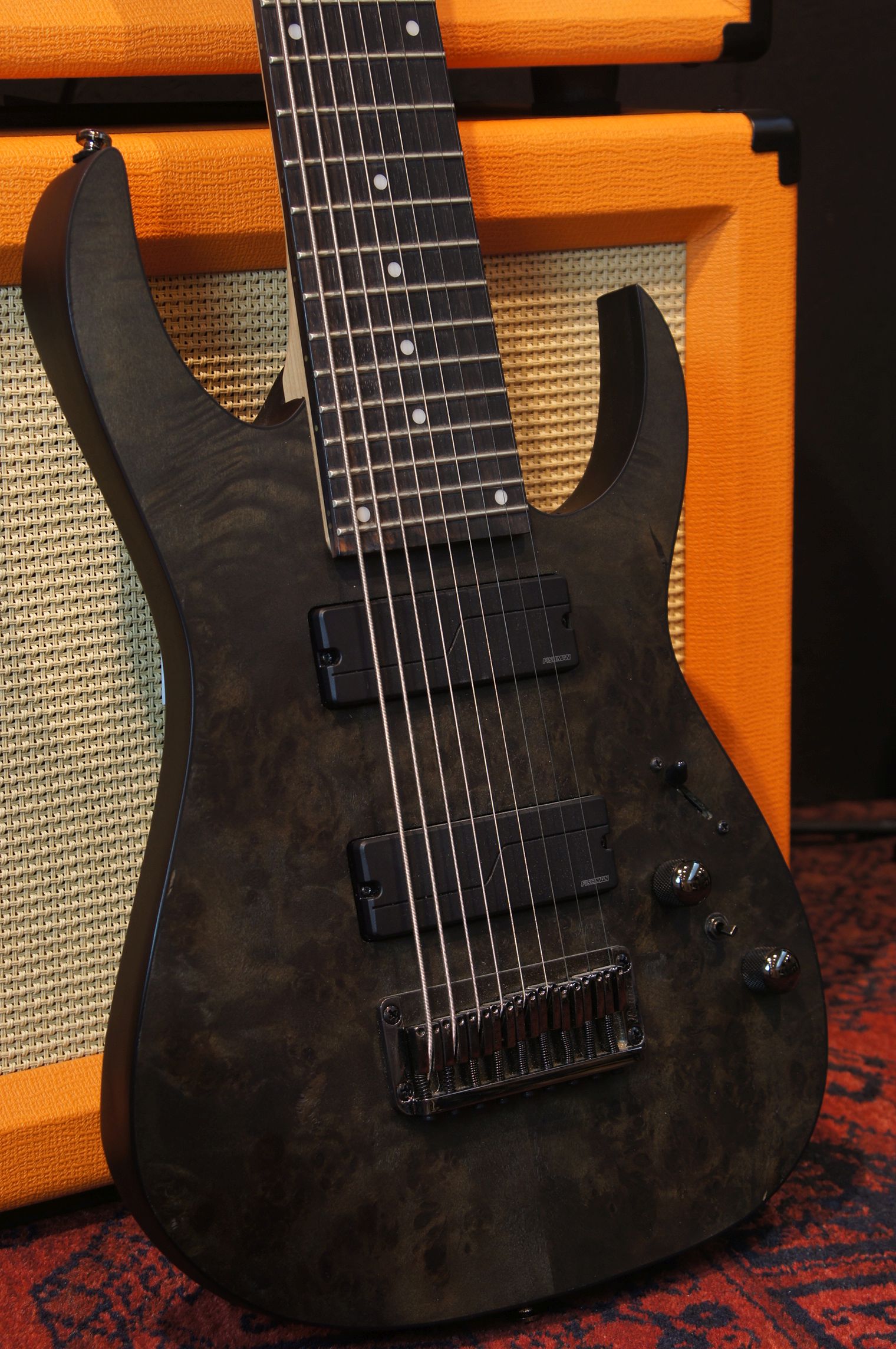 IBANEZ RG 9-String Transparent Gray Flat - B-Ware