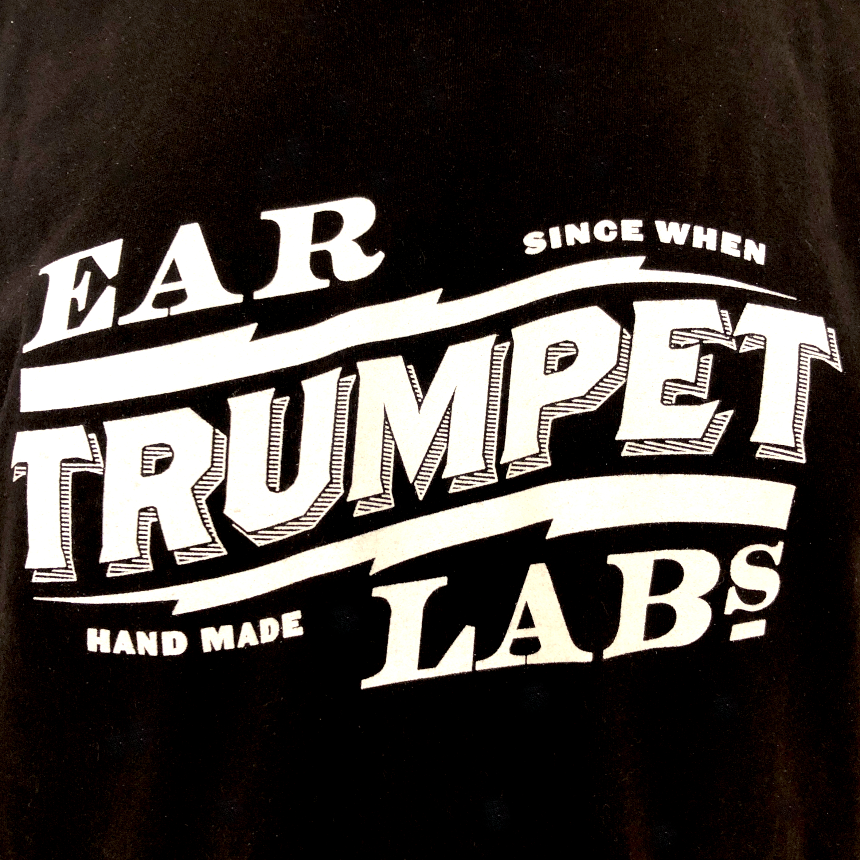 Ear Trumpet Labs T-Shirt mit Logo schwarz XL