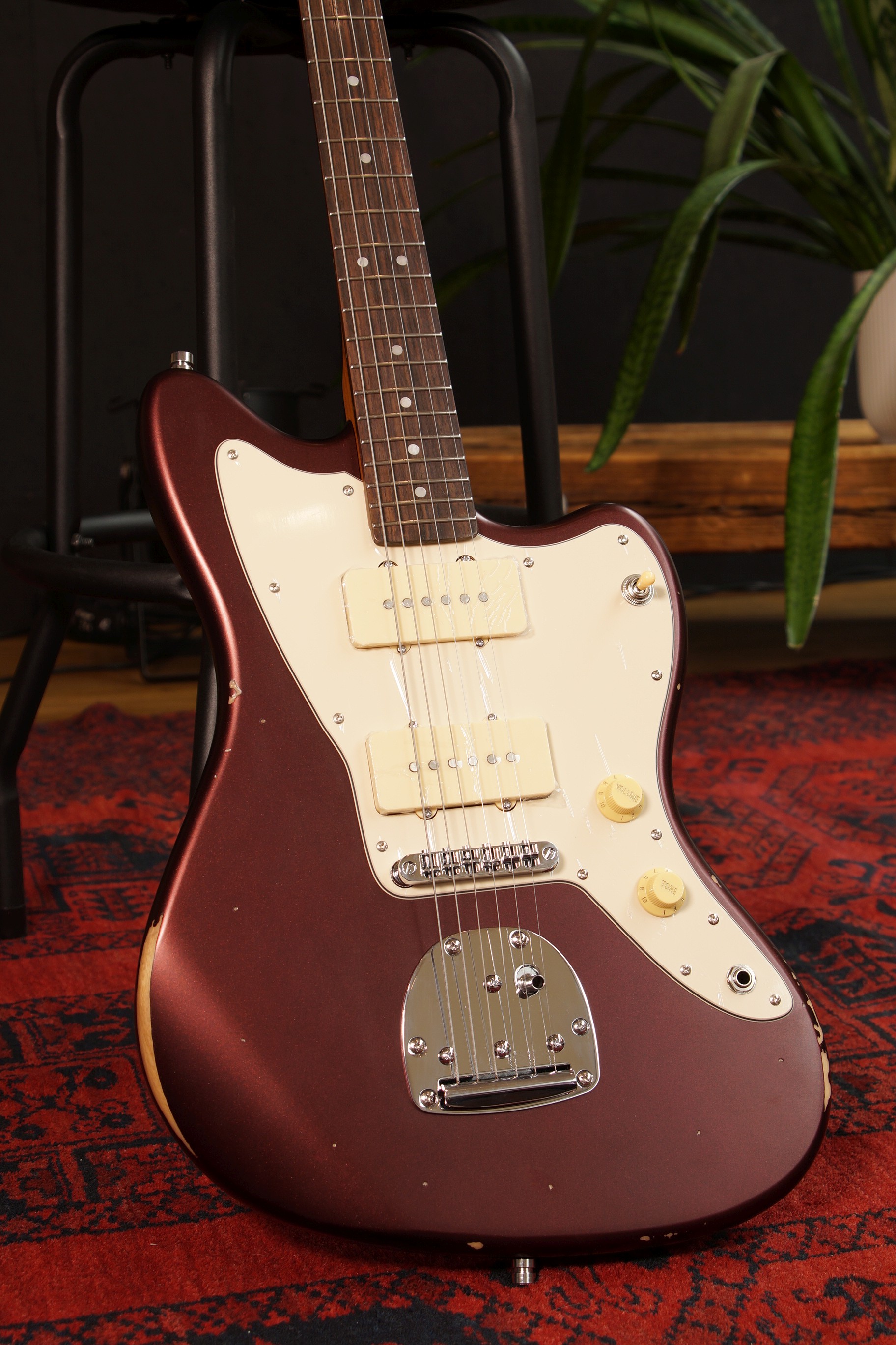 Patina Guitars PJ-6 OX B R Oxblood Relic