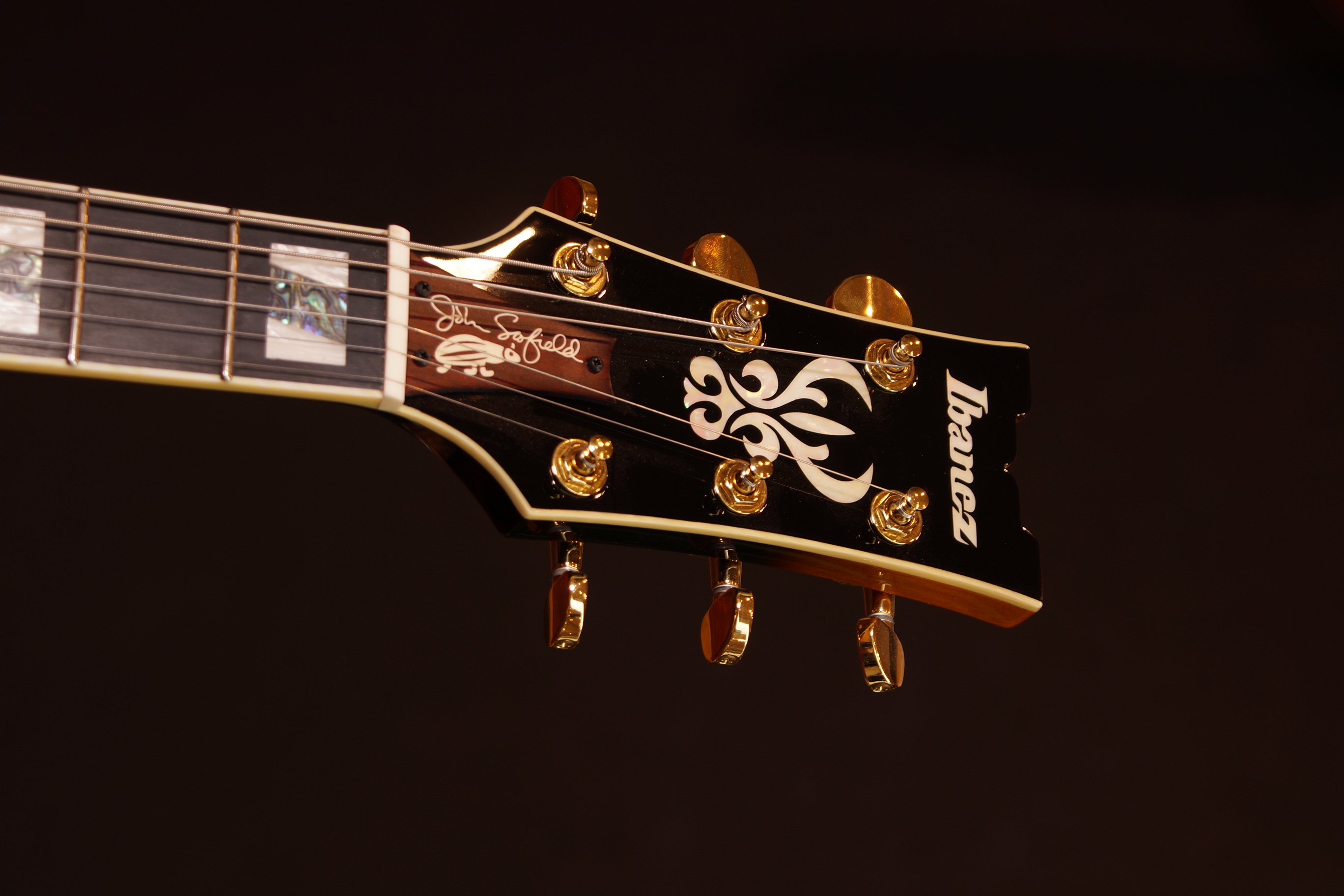 IBANEZ John Scofield Signature - Vintage Yellow Sunburst + Koffer, B-Stock