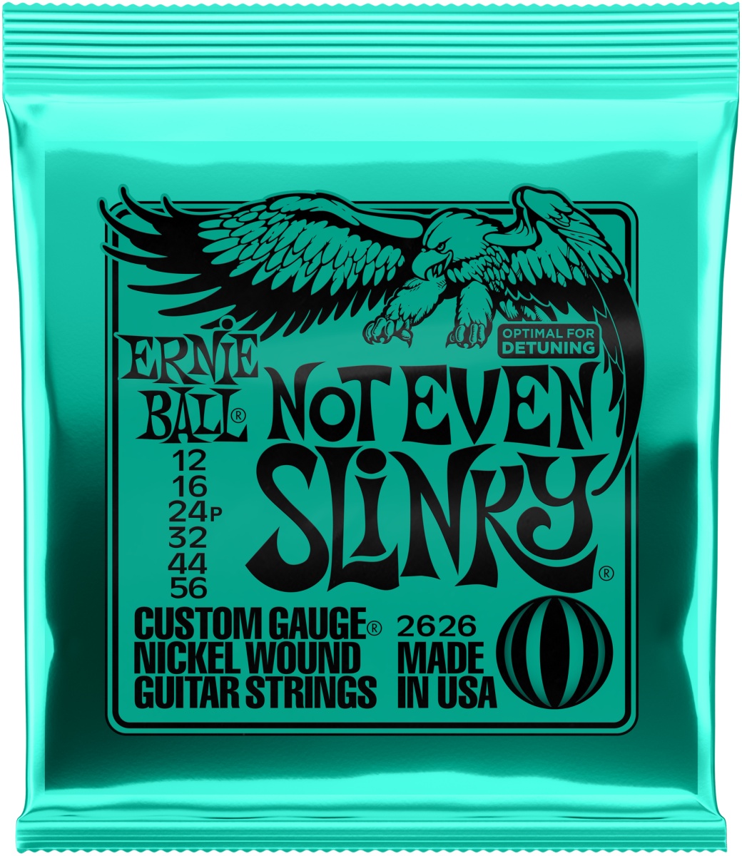 ERNIE BALL 2626 Not Even Slinky 12-56 Optimal für Downtunings