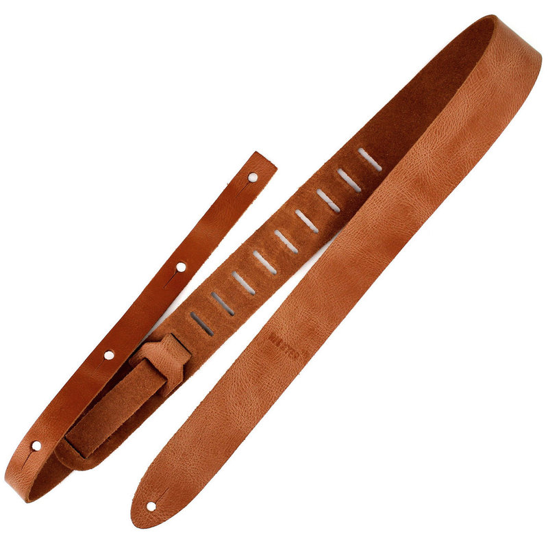 Richter Gitarrengurt 1132 Raw I Punch Saddle light brown