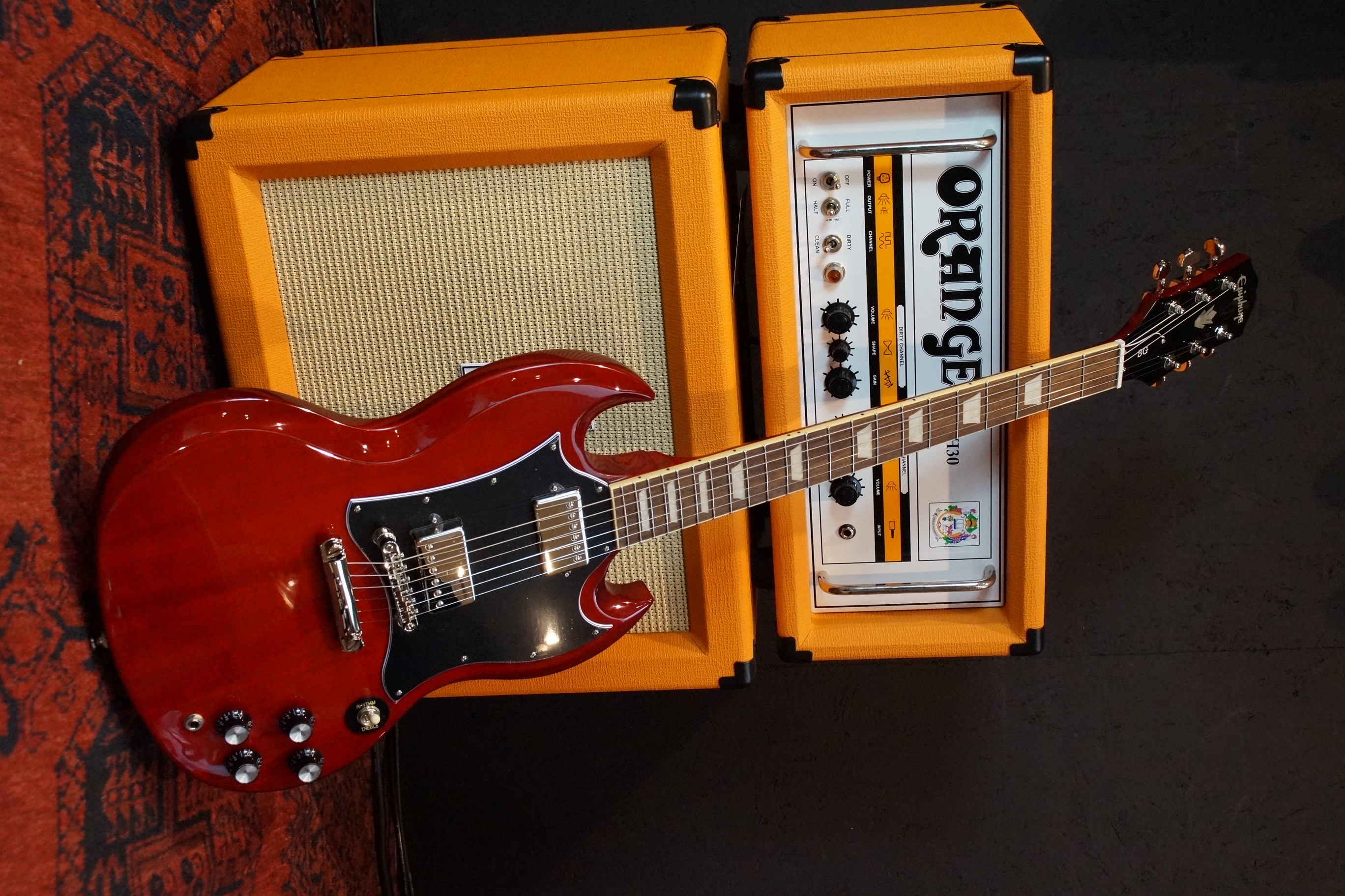 Epiphone SG Standard Heritage Cherry inklusive Tasche