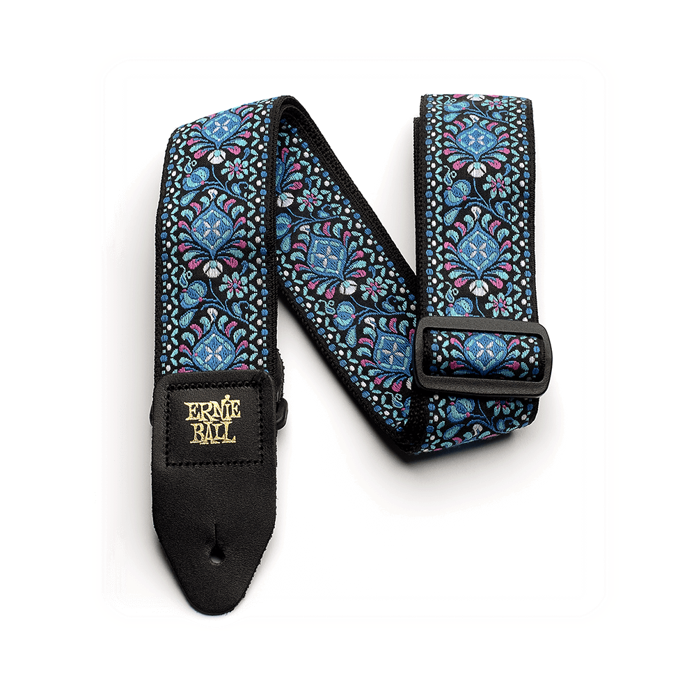 ERNIE BALL 4097 Gitarrengurt Jaquard Indigo Orchid