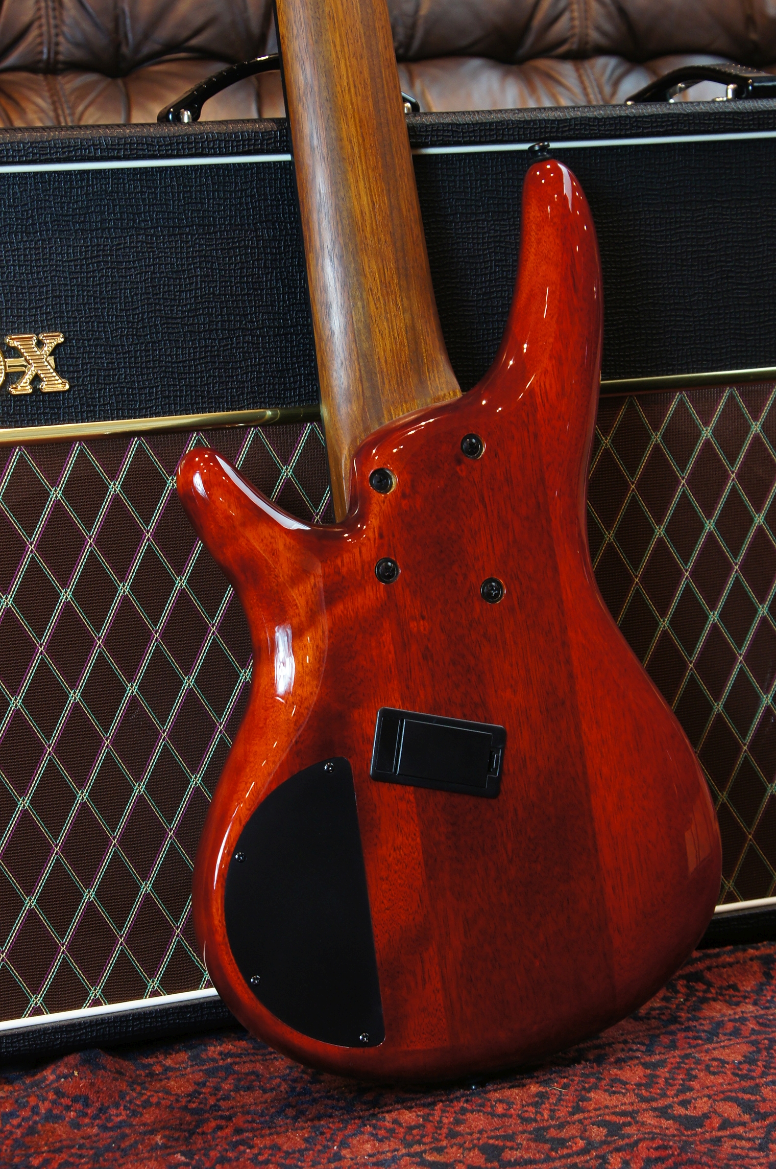 Ibanez E-Bass SRMS806-BTT 6 String Multi Scale - Brown Topaz Burst