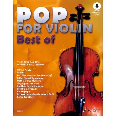 Pop for Violin - Best of (+Online Audio)