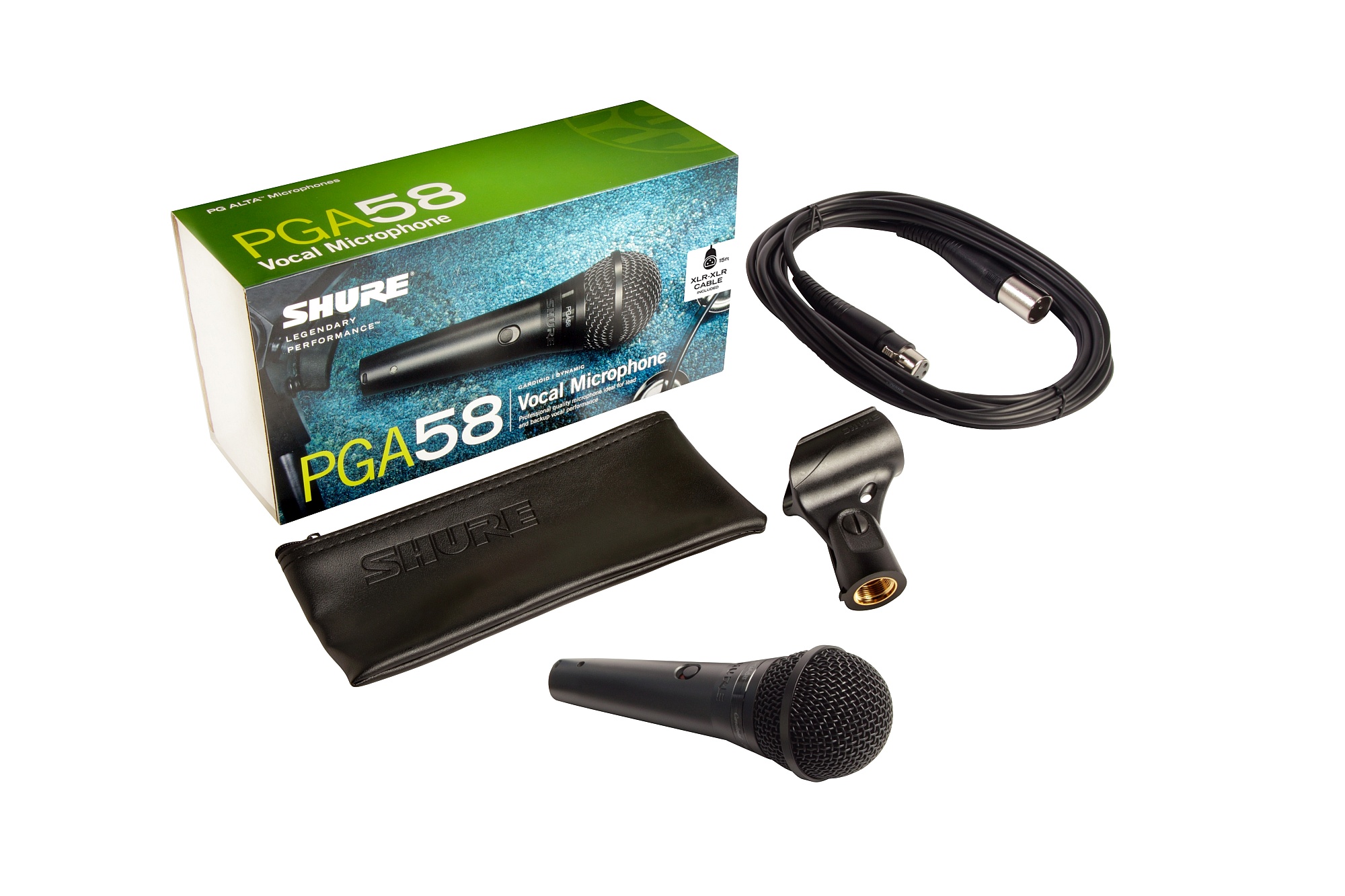Shure PGA 58 Gesangsmikrofon - Inklusive Kabel