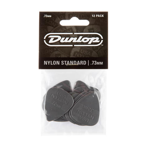 Dunlop Plectrum Nylon Standard 0,73mm 12 Stk