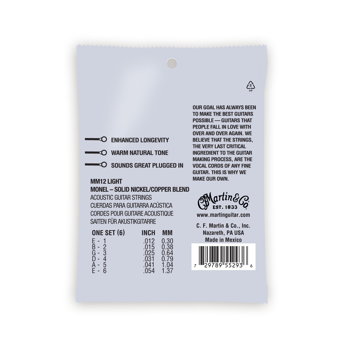 Martin Strings MM-12 Retro Light