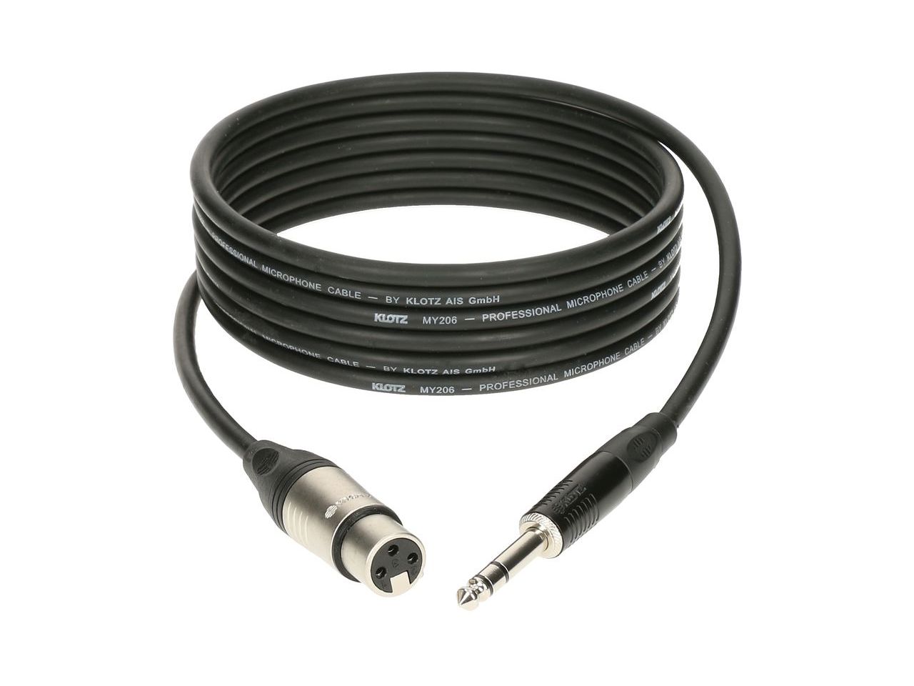 Klotz M1 BALANCED Audiokabel XLR female an 6,3mm Stereoklinke 3m