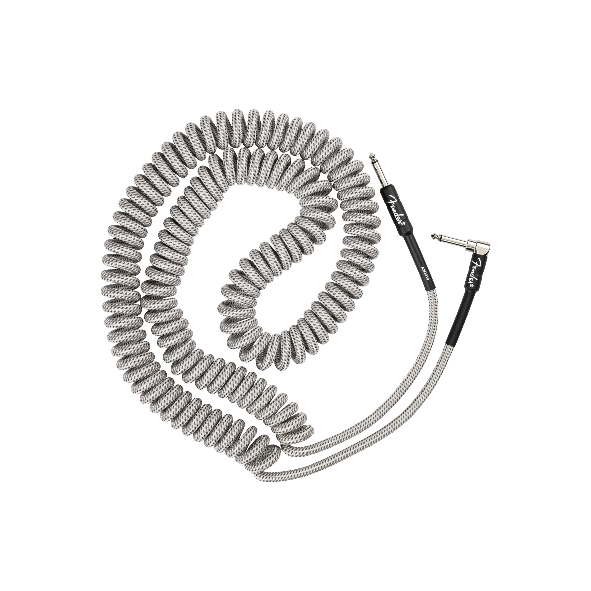 Fender Professional Coil Cable, 30', White Tweed