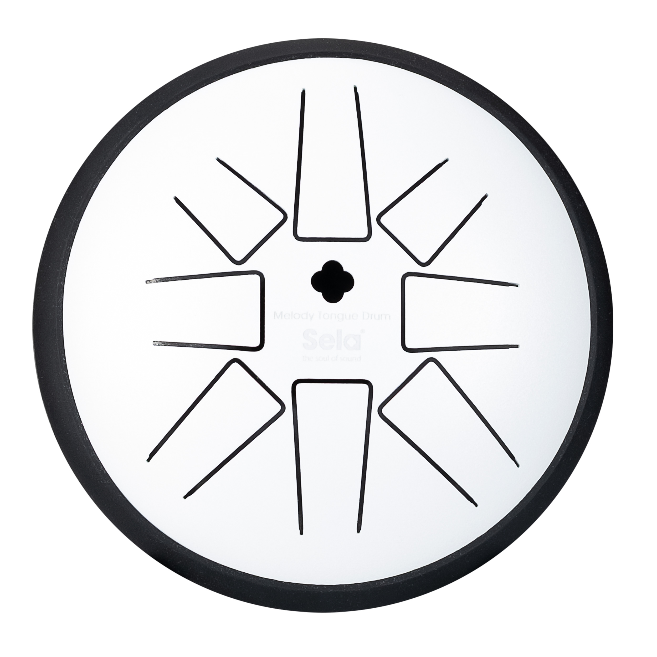 Sela Melody Tongue Drum 6“ G Minor White