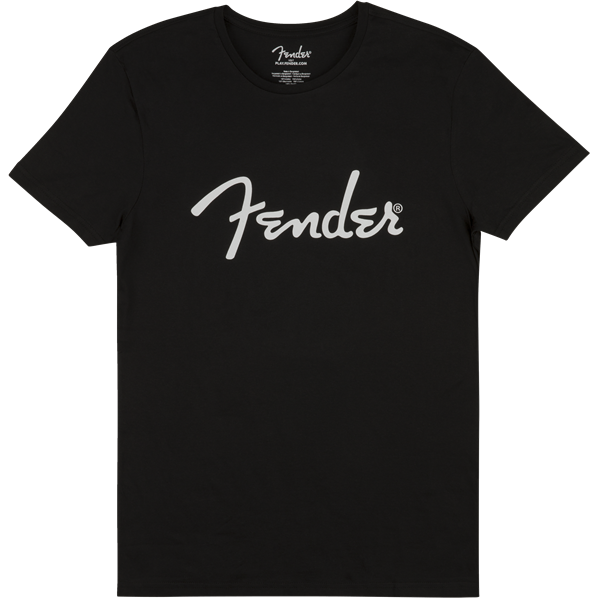 Fender T-Shirt Logo Spaghetti Black XL