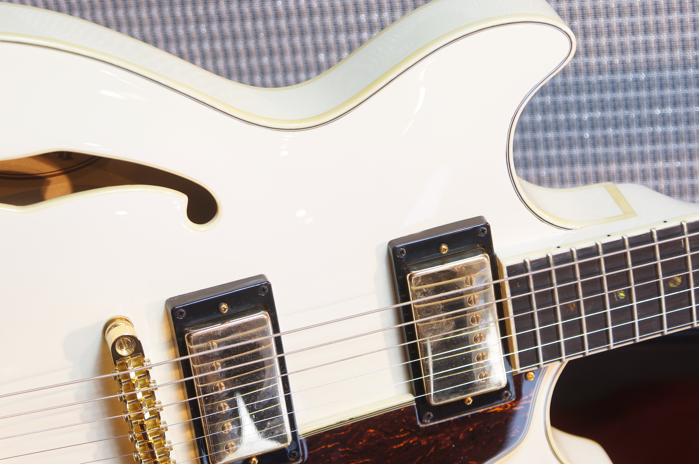 IBANEZ Artcore Expressionist AM Hollowbody Gitarre 6-String - Ivory