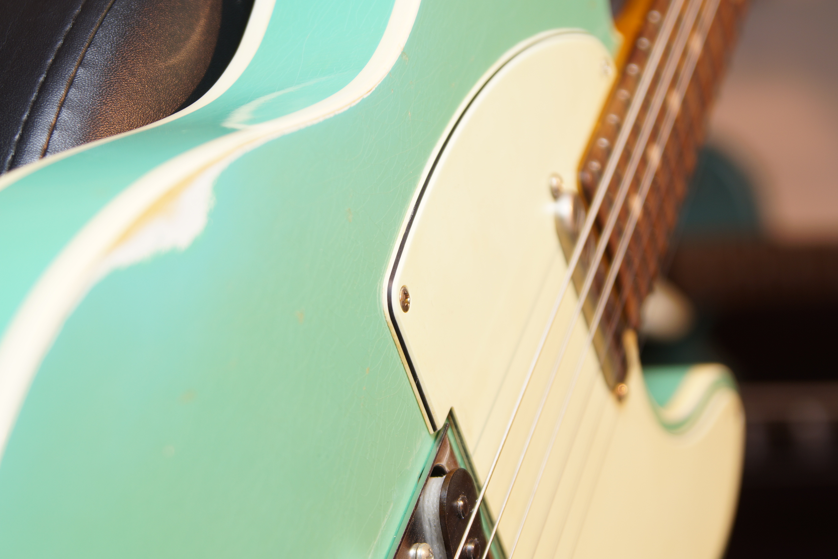 Atkin Electric T-68 The Sixty-Eight aged Nitro Seafoam Green