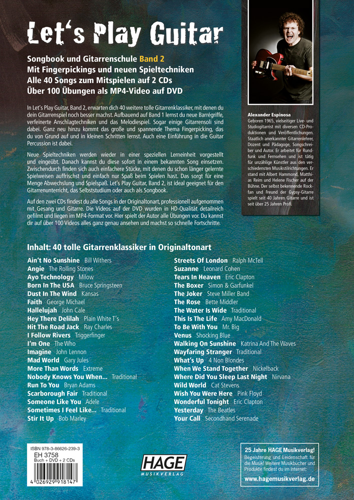 Let's play Guitar Band 2 (+2CD's +QR-Codes)