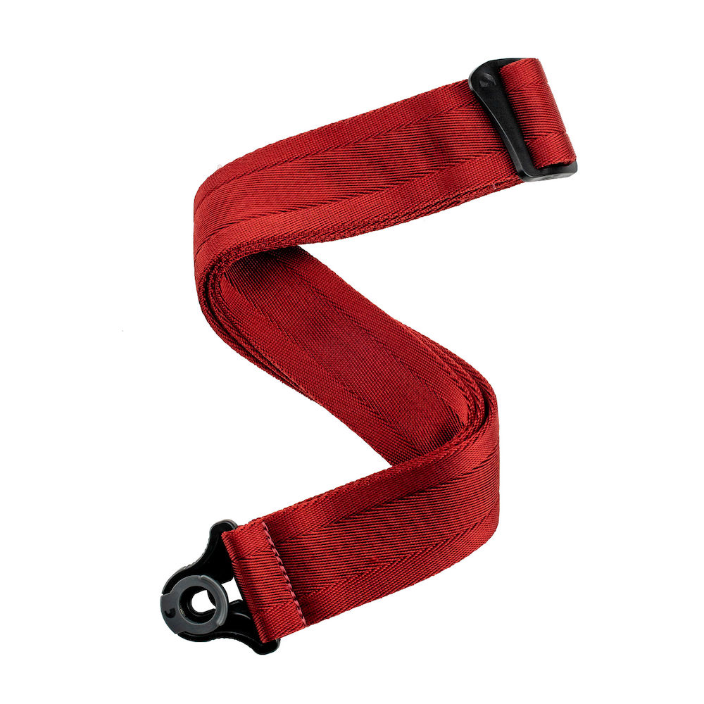 D'Addario Auto Lock-Gitarrengurt - Blood Red