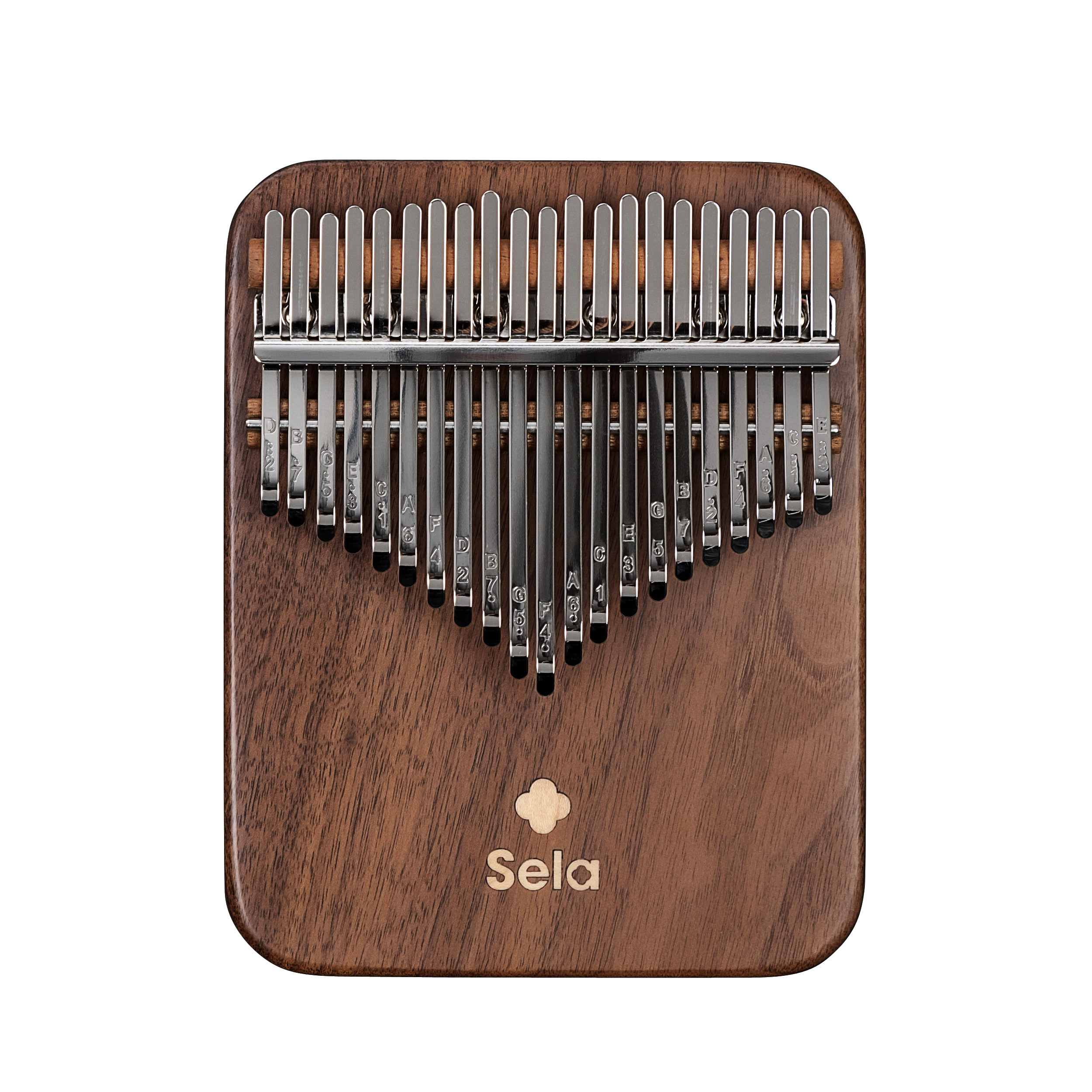 Sela Kalimba 21 Solid Black Walnut