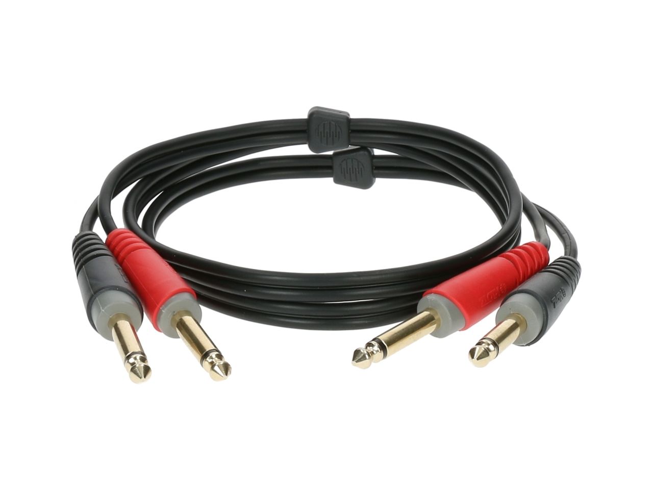 Klotz 2x Klinke 6,3mm mono an 2x Klinke 6,3mm mono 3m