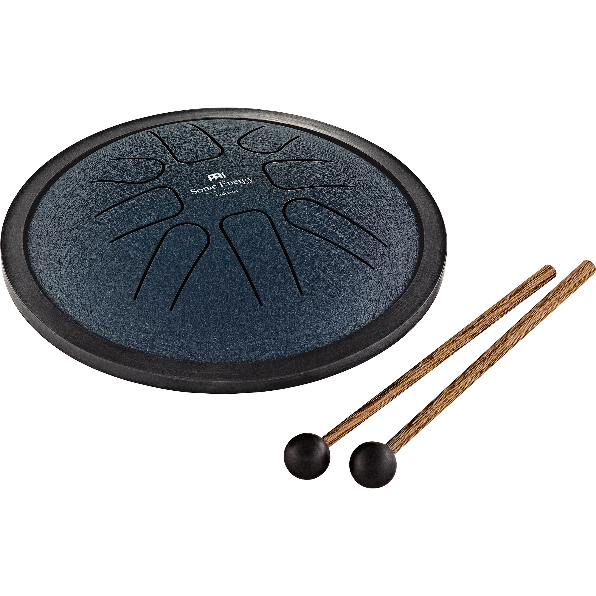MEINL Sonic Energy Small Steel Tongue Drum G Moll, 8 Töne - marineblau 7"/18 cm