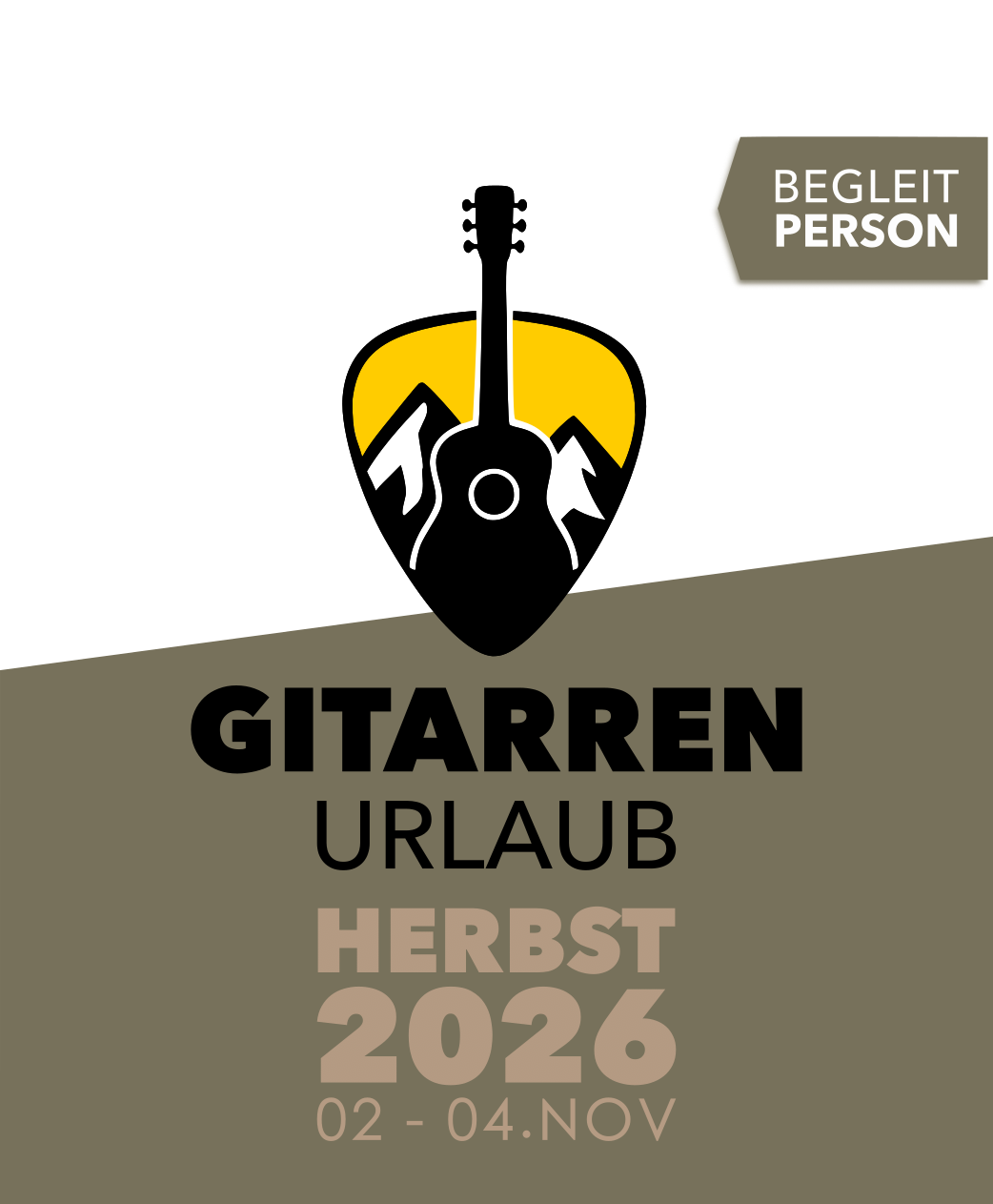 GitarrenUrlaub Herbst 26 - 02-04.11.2026 - Begleitperson