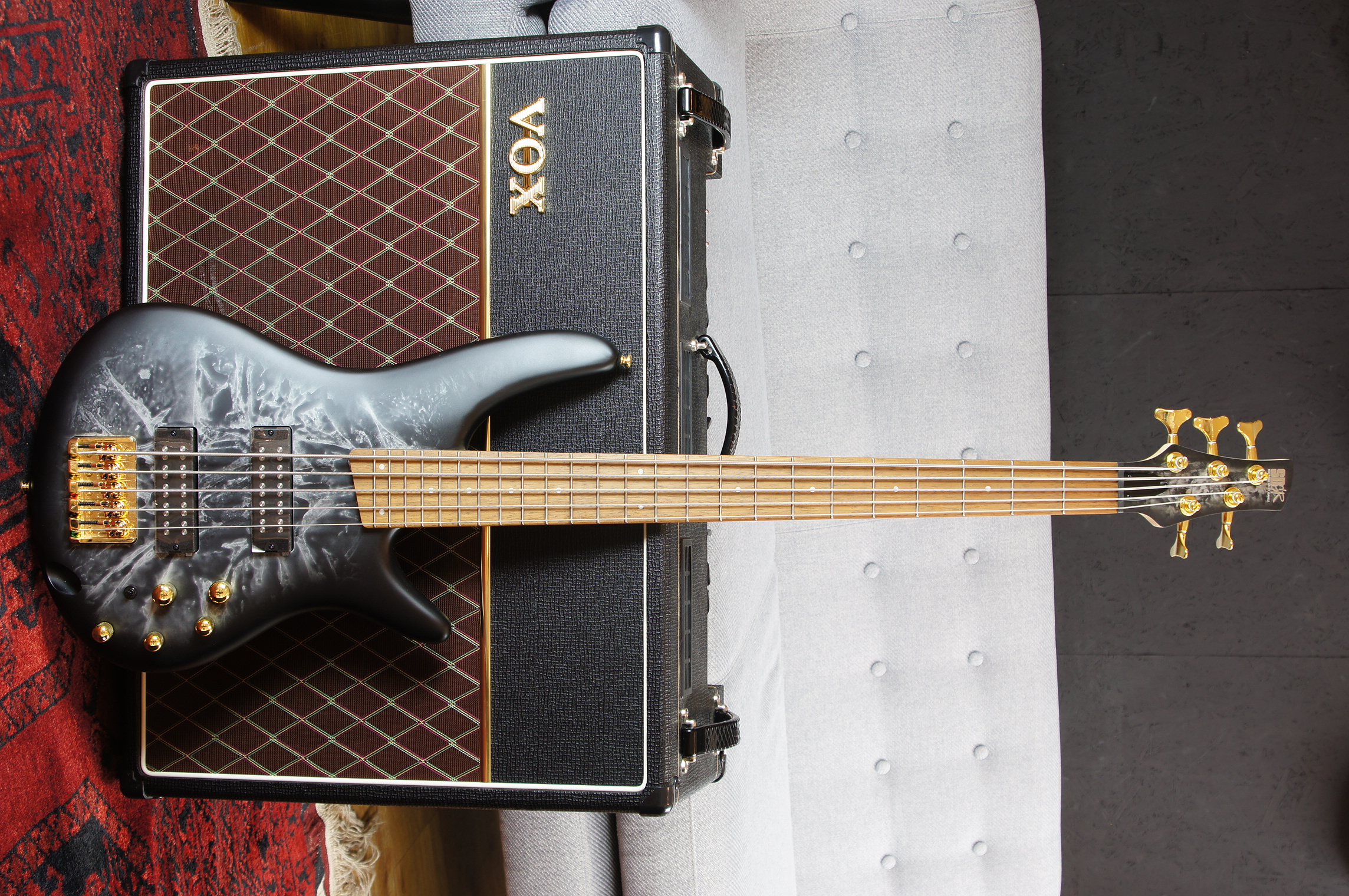 IBANEZ SR 5-Str Black Ice Frozen Matte