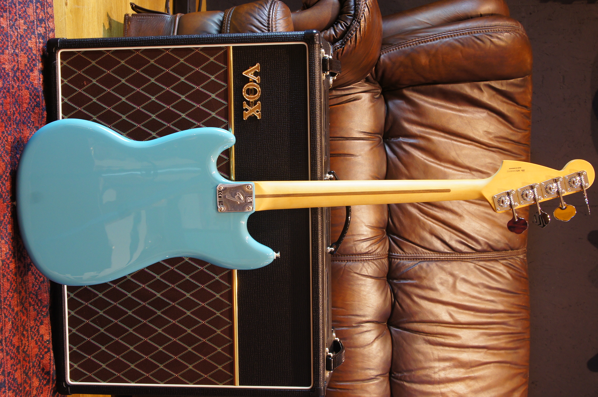 Fender Player II Mustang® Bass PJ, Rosewood Fingerboard, Aquatone Blue