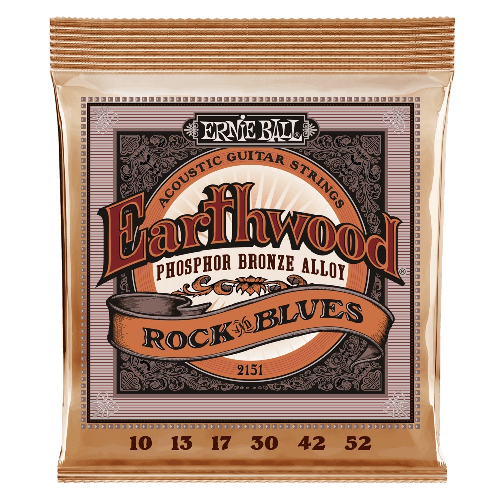 ERNIE BALL 2008 Earthwood Bronze Rock & Blues 10-52