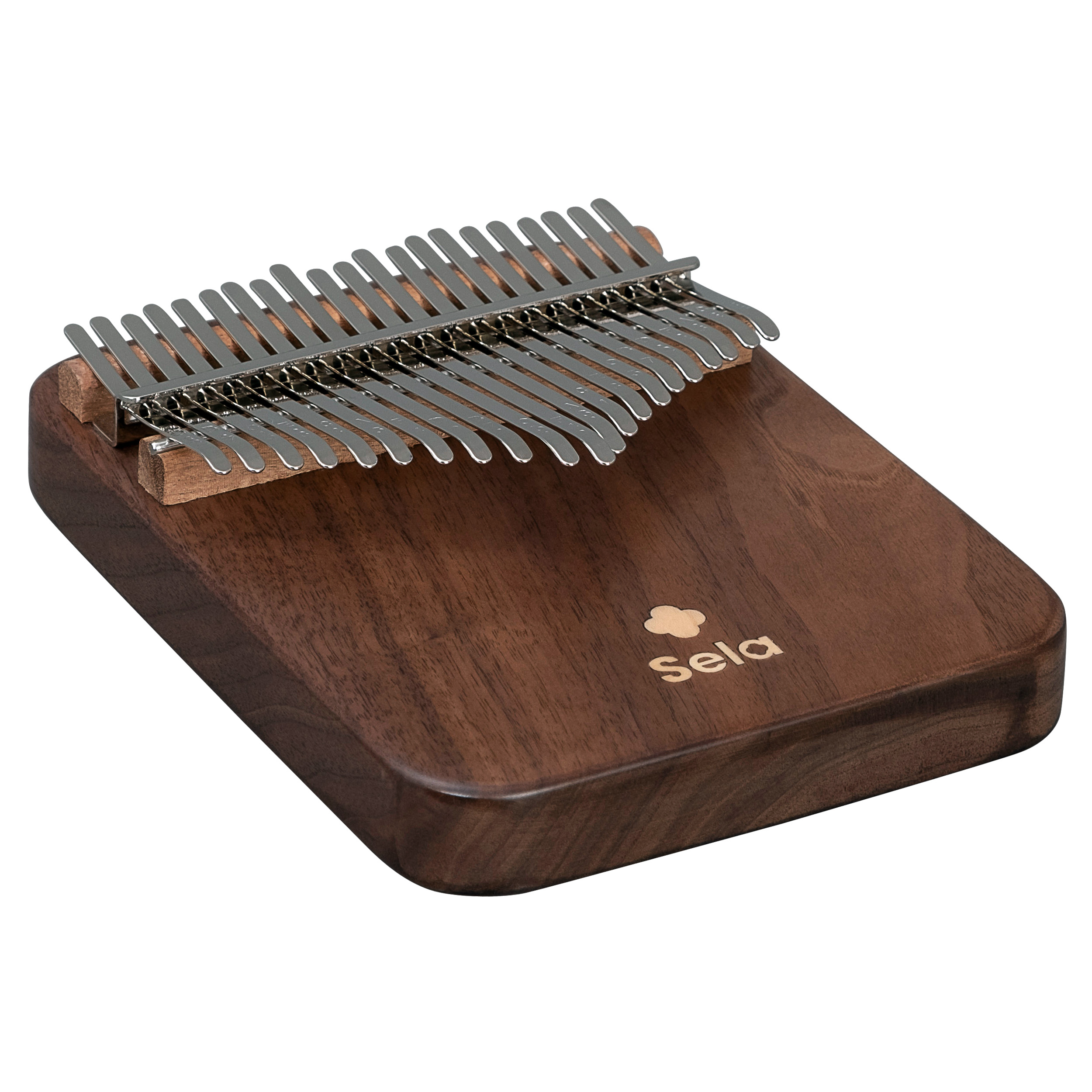 Sela Kalimba 21 Solid Black Walnut