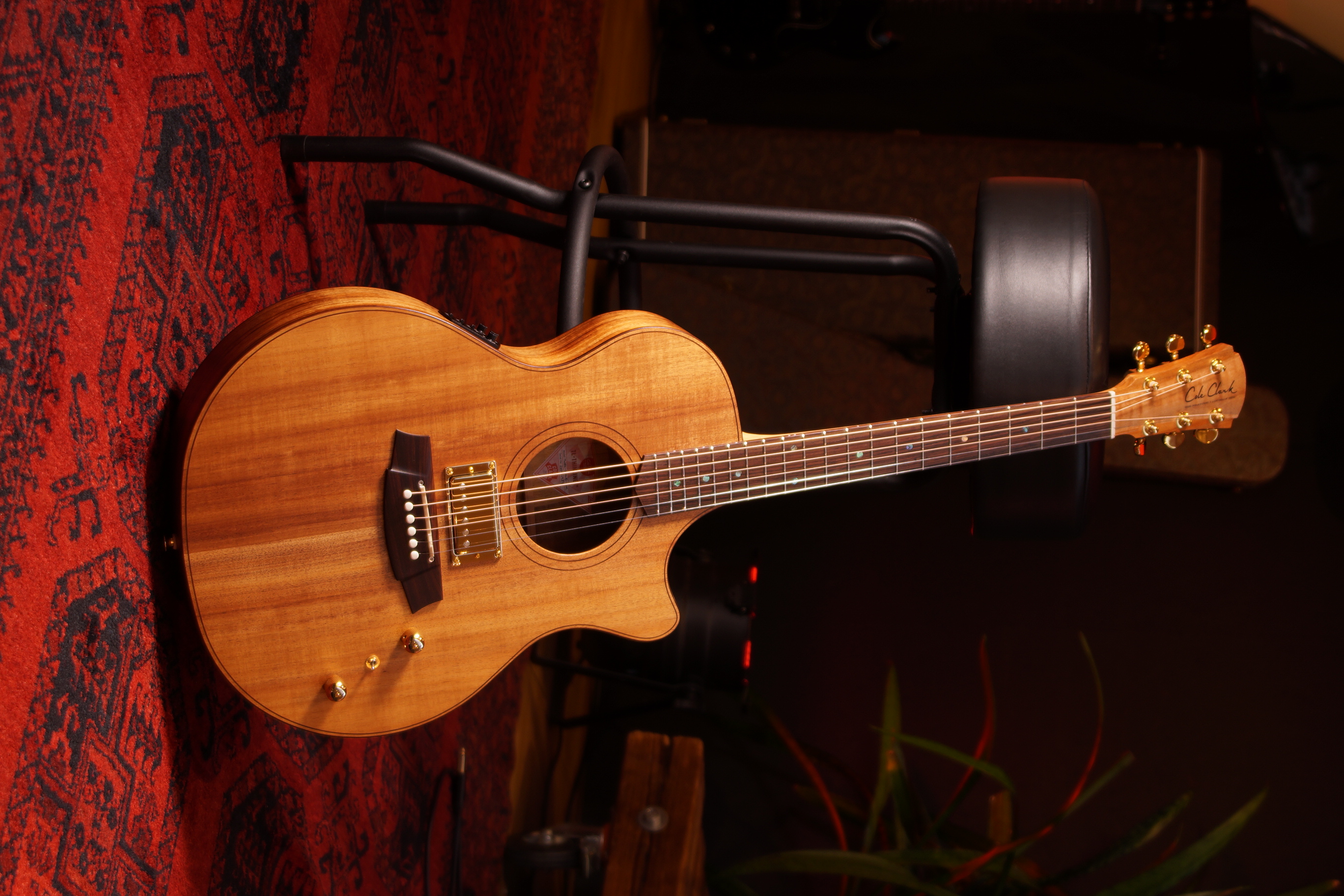 Cole Clark TL2EC-BLBL-AE-HUM True Hybrid Thin Line Grand Auditorium