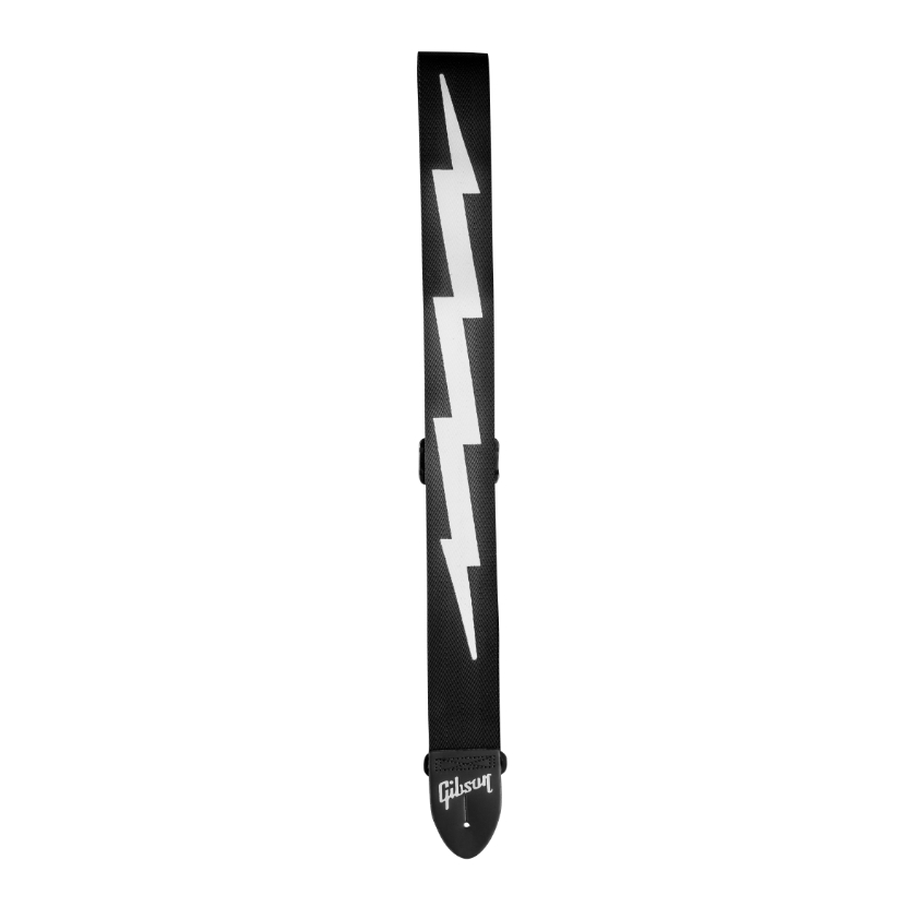 Gibson The Lightning Bolt Seatbelt Strap, Black