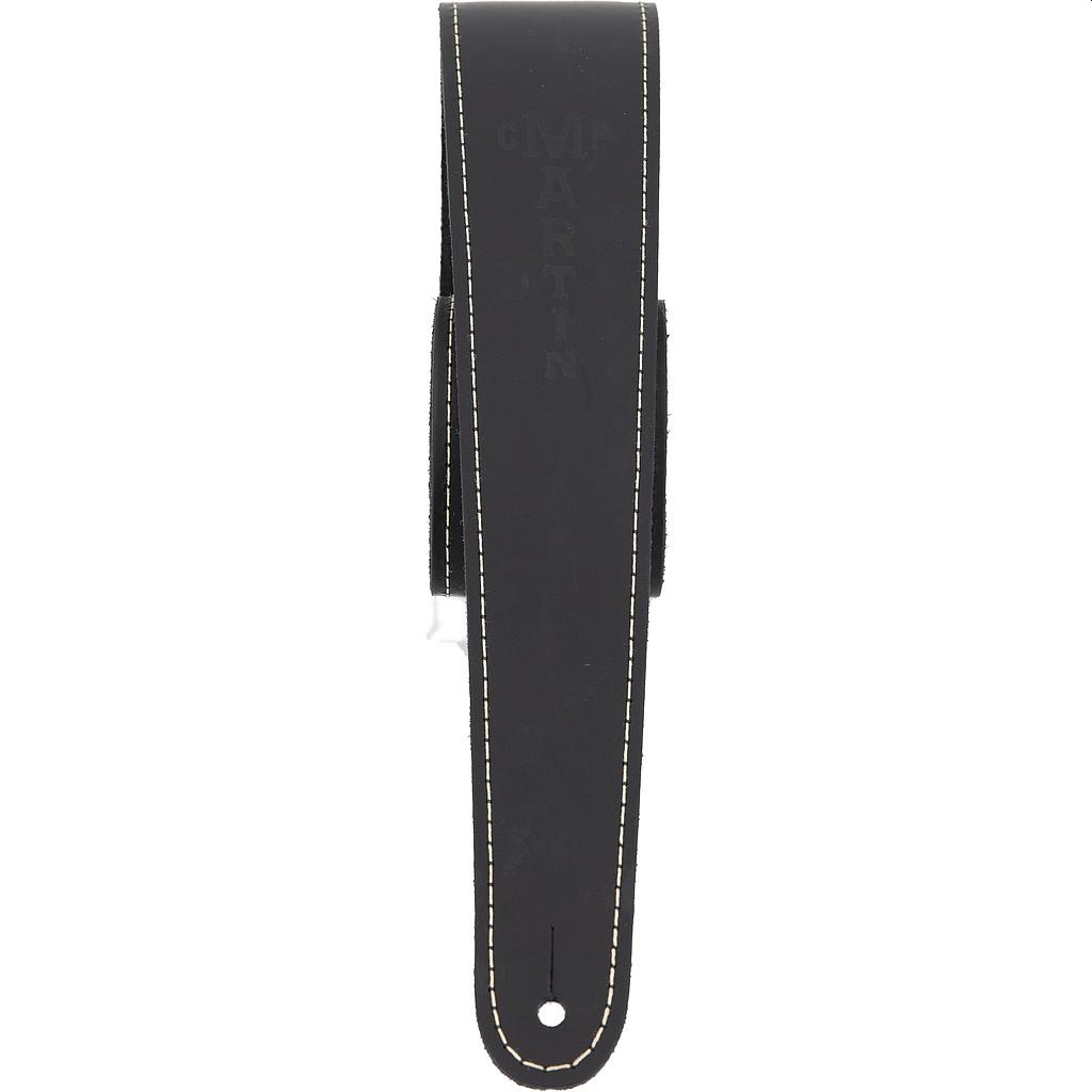 Martin Gitarrengurt Leather Slim black