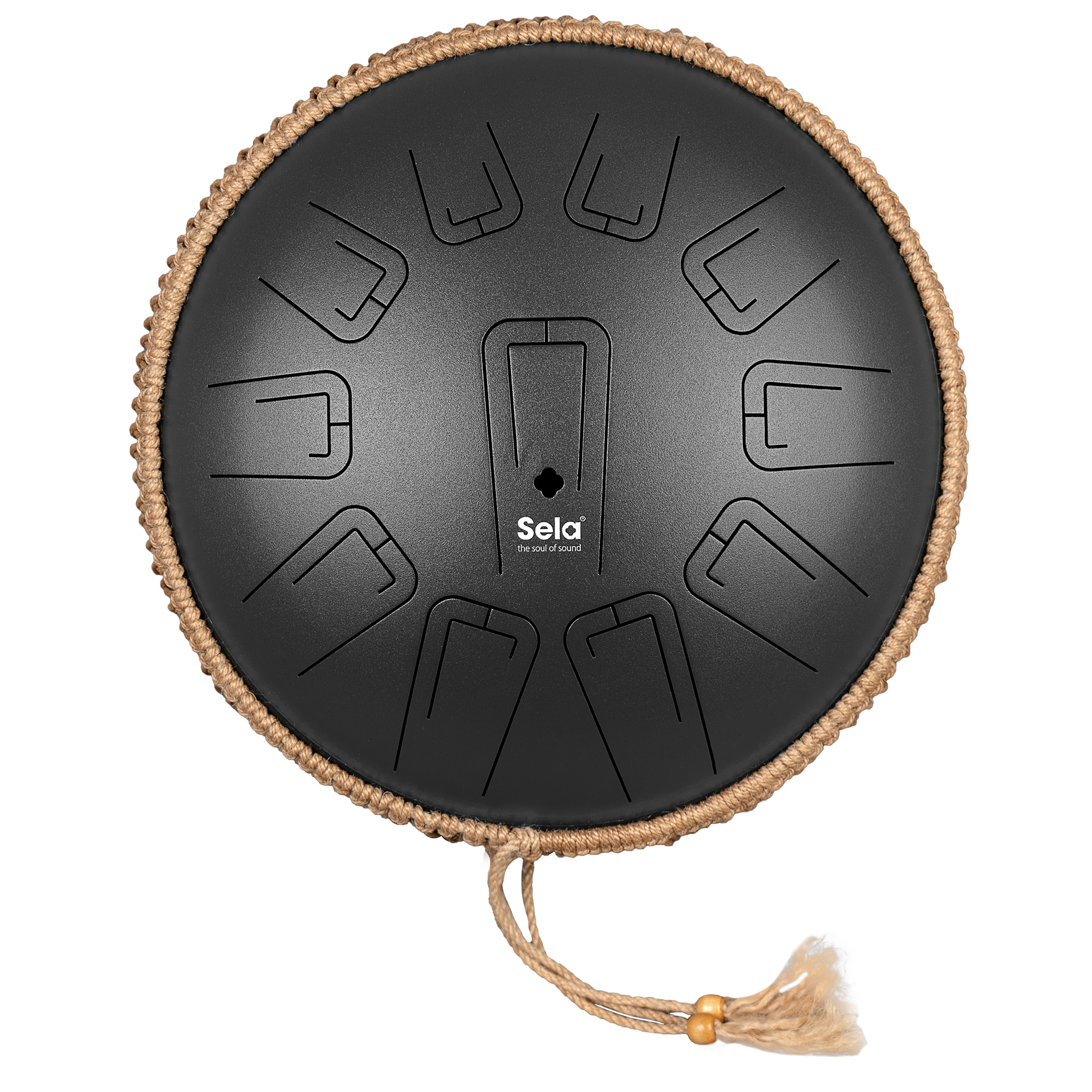Sela Unity Tongue Drum 13" C Minor Black 432 Hz