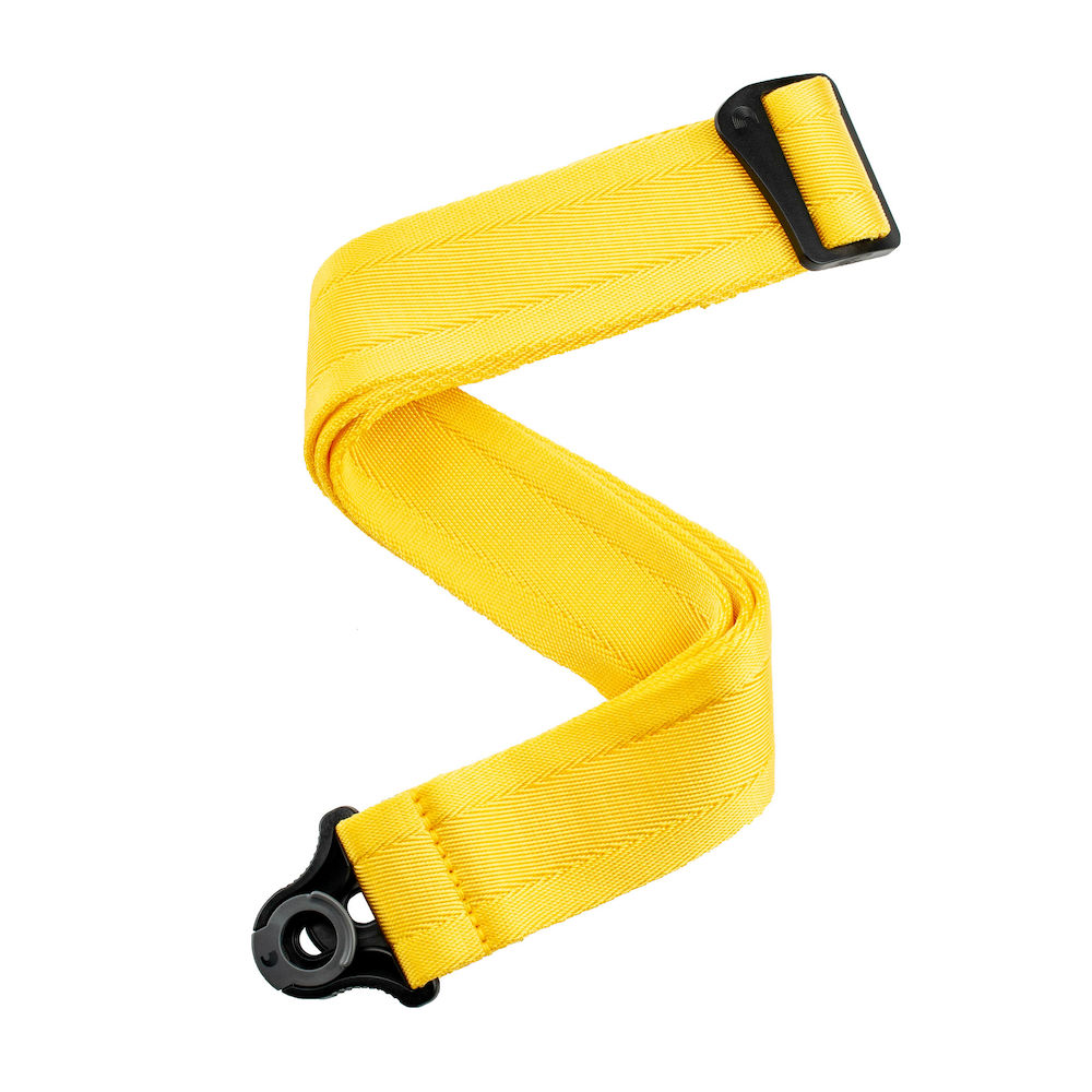 D'Addario Auto Lock-Gitarrengurt - Mellow Yellow