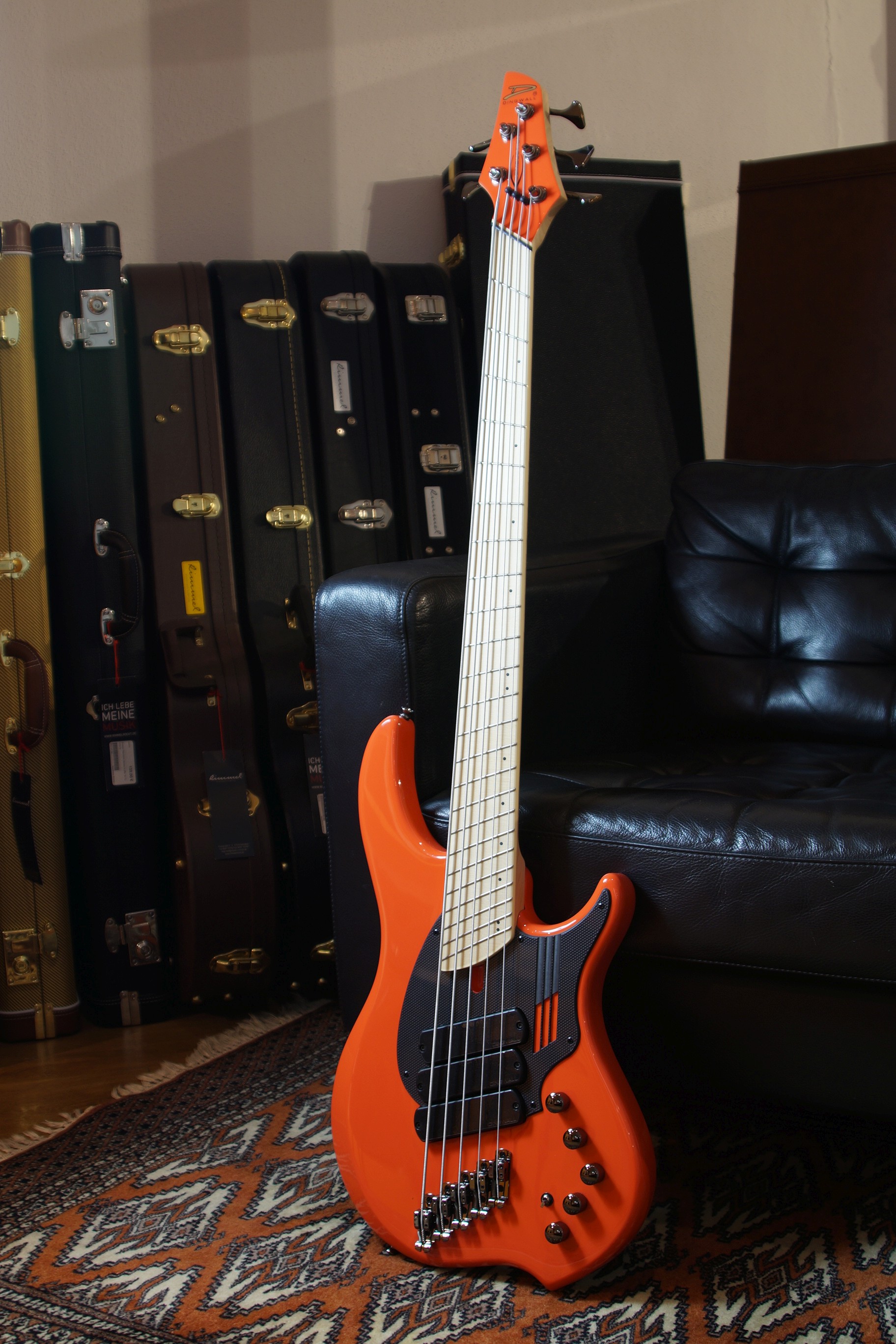 Dingwall NG3 "Nolly" Signature 5-String Fiest Red