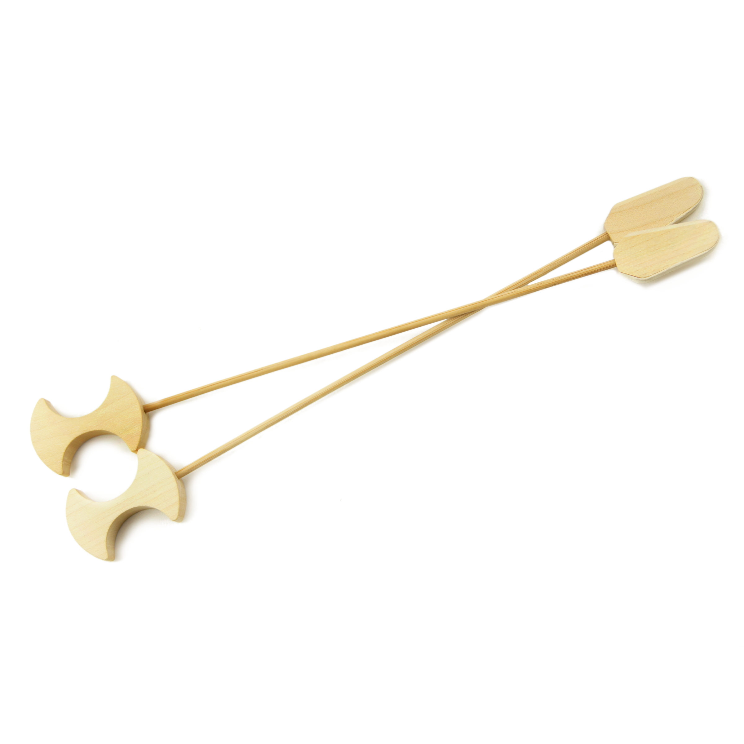 Strübel Hackbrettschlägel Bambus Leder/Holz