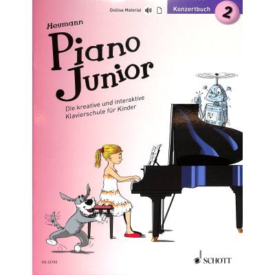 Piano junior - Konzertbuch Band 2 (+Online-Material)