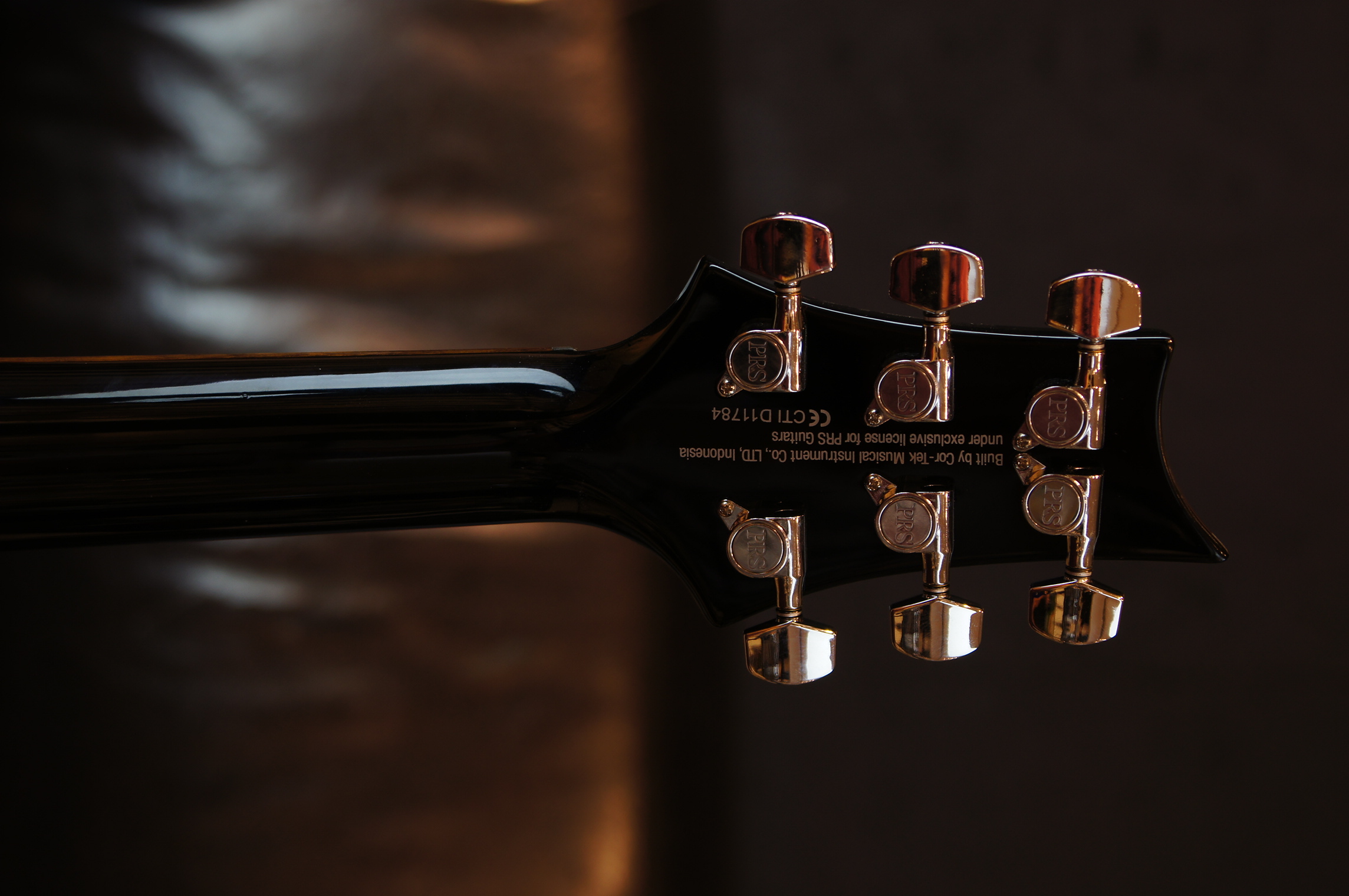 PRS SE Custom 24 - Black Gold Burst