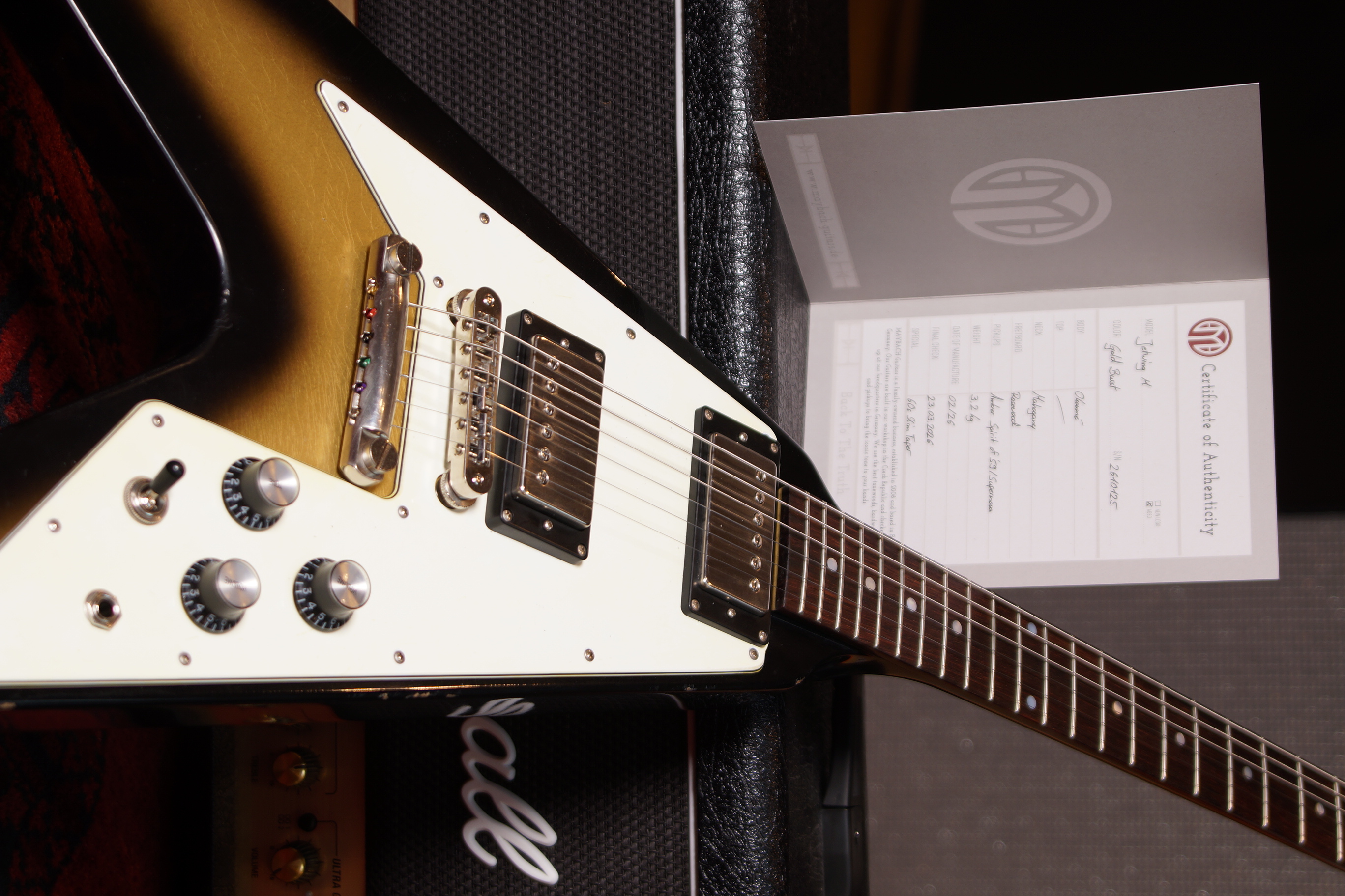 Maybach Jetwing M Gold Burst 60s Slim Taper ltd.