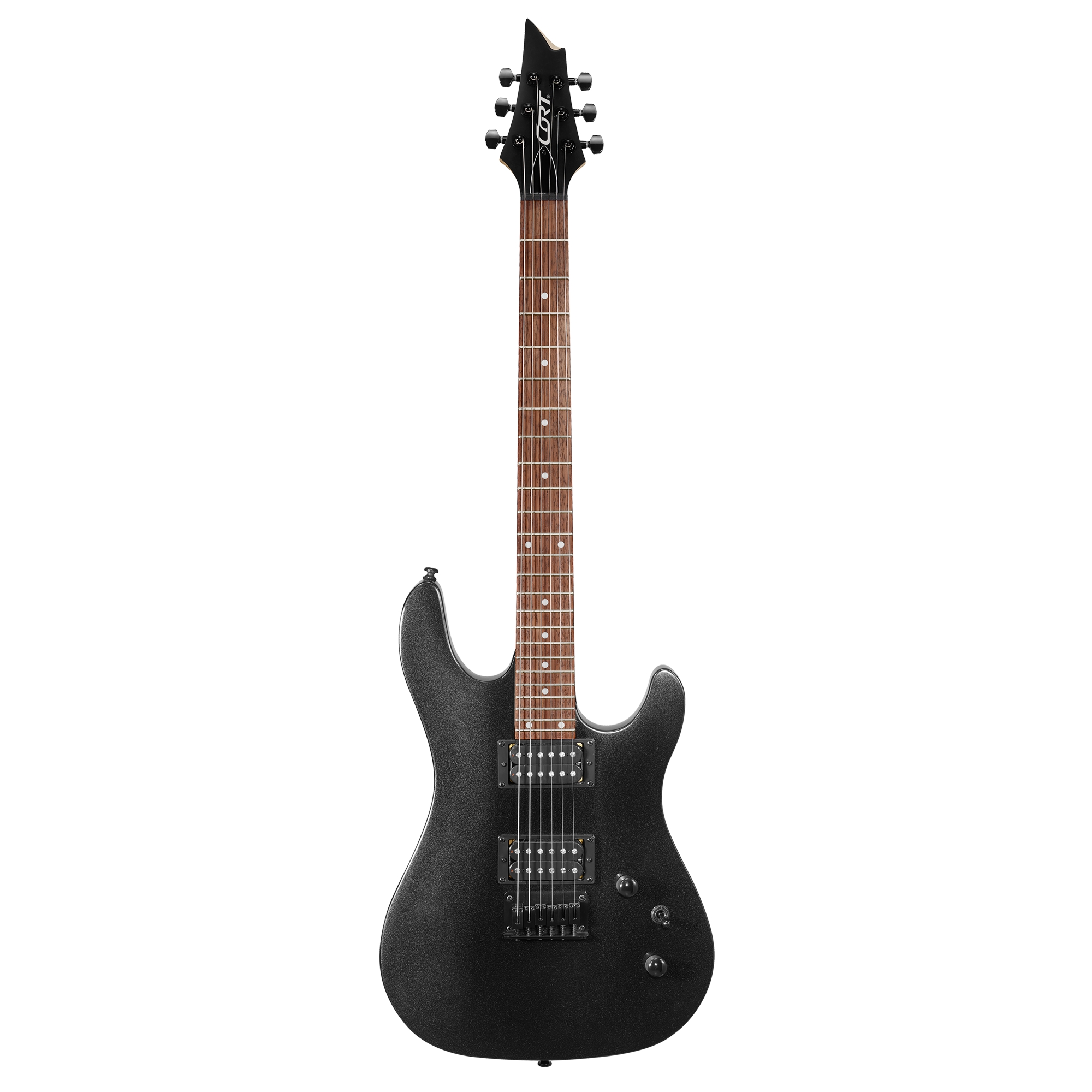 Cort E-Gitarre KX100 Black Metallic
