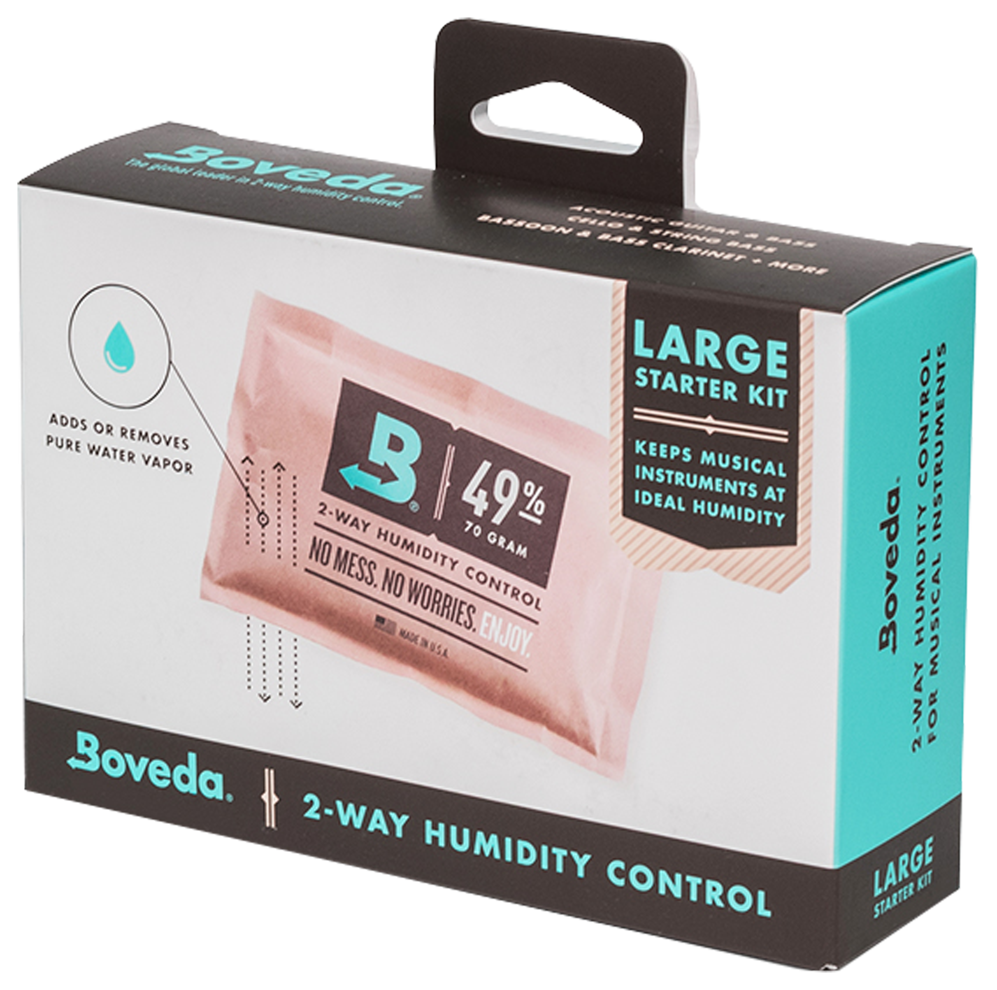 BOVEDA Luftfeuchtigkeitsmanagement, 2-Weg, Starterkit, Large