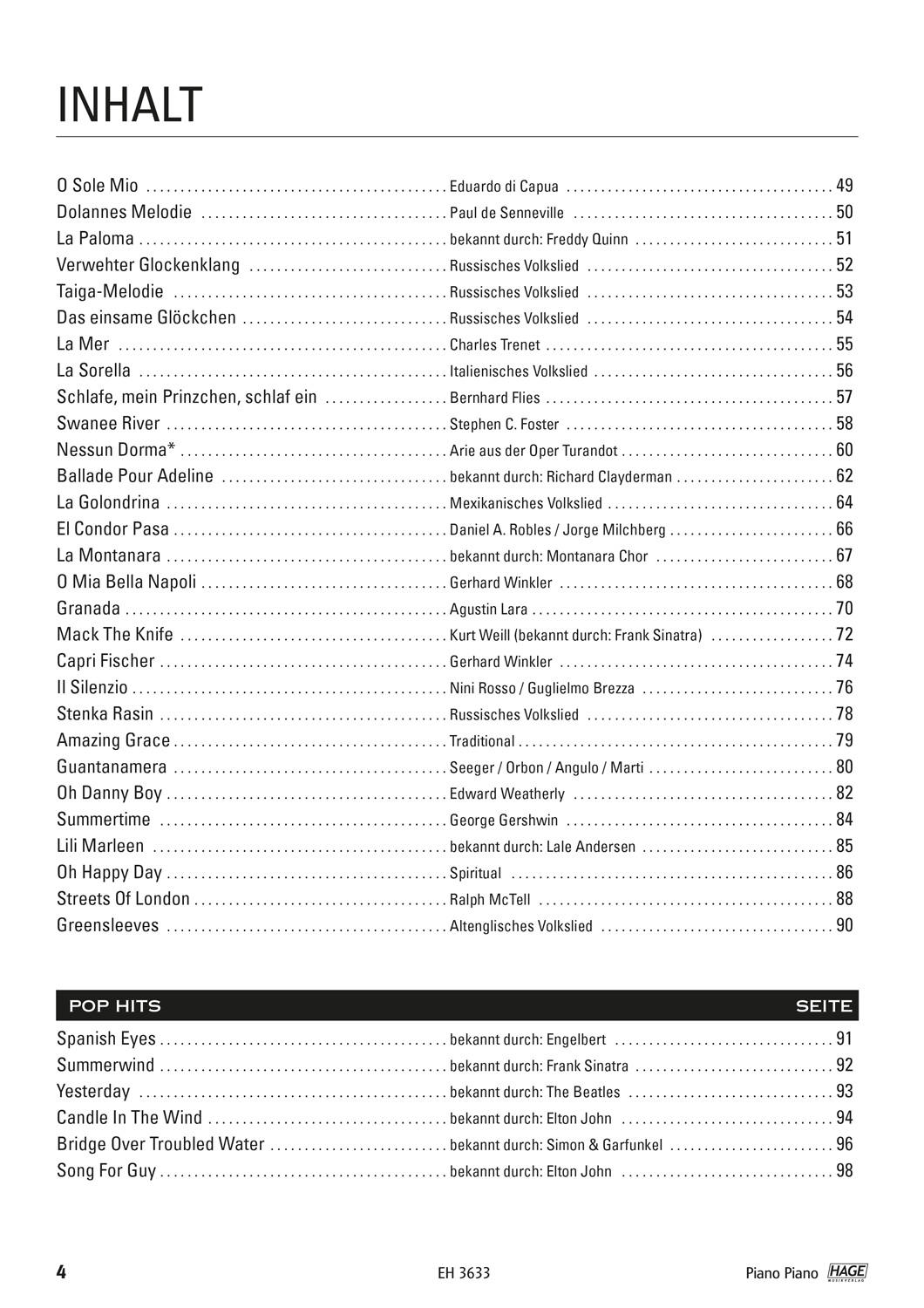 Piano Piano (leicht) (+3CD's)