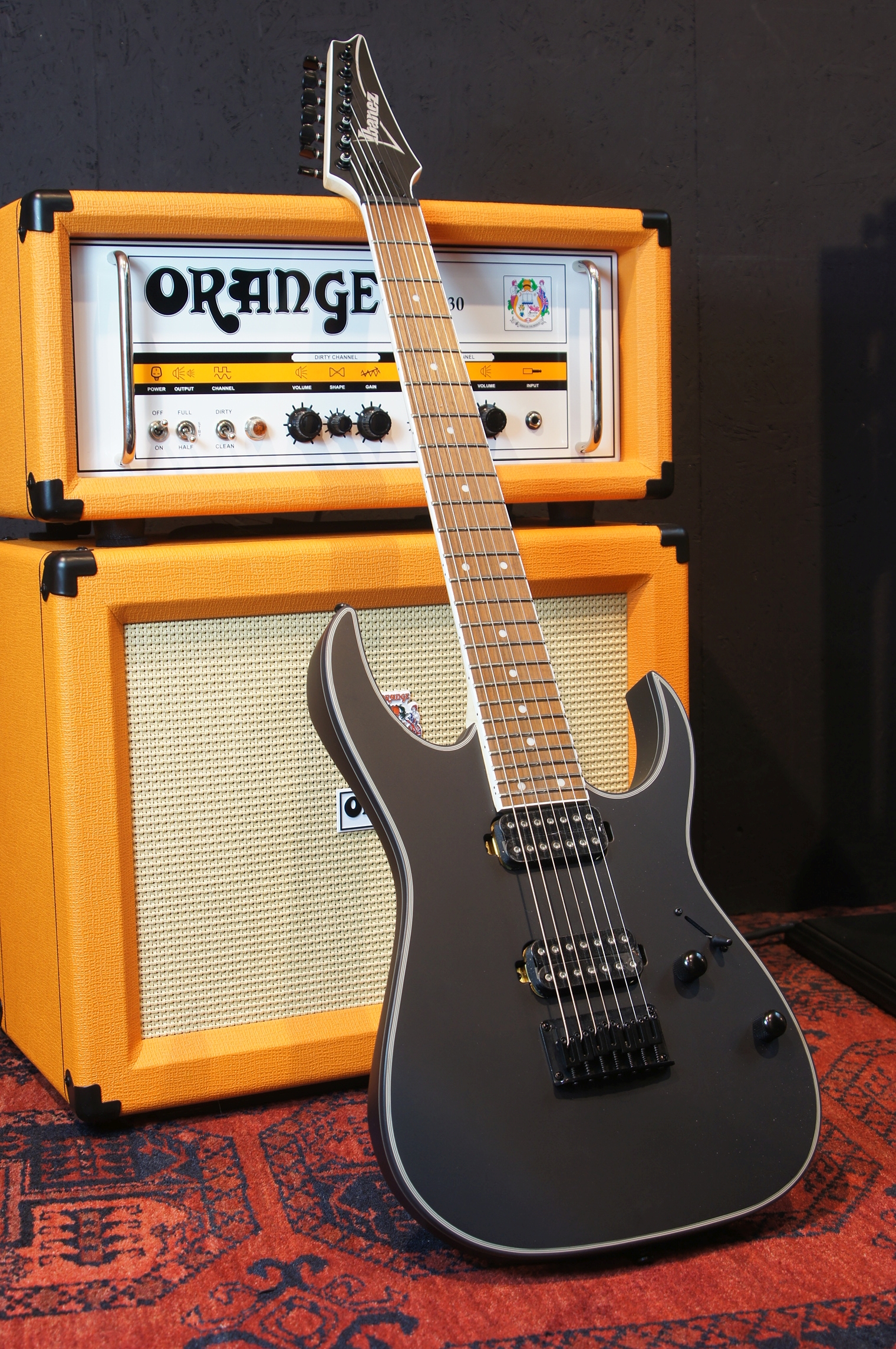 IBANEZ RG 7-Str Black Flat - B-Stock