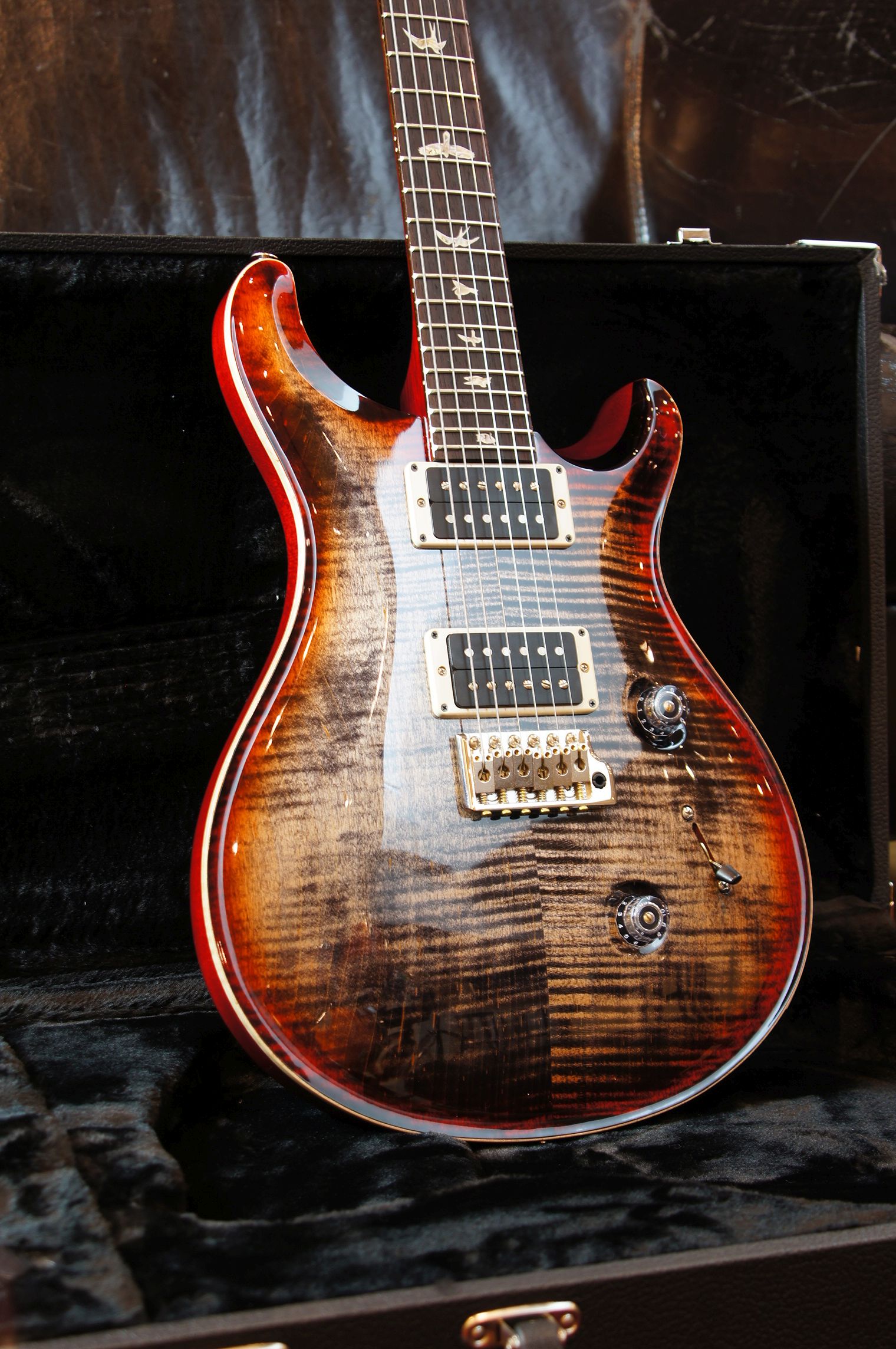 PRS Custom 24 CY Thin Gen III 85/15 Charcoal Cherryburst