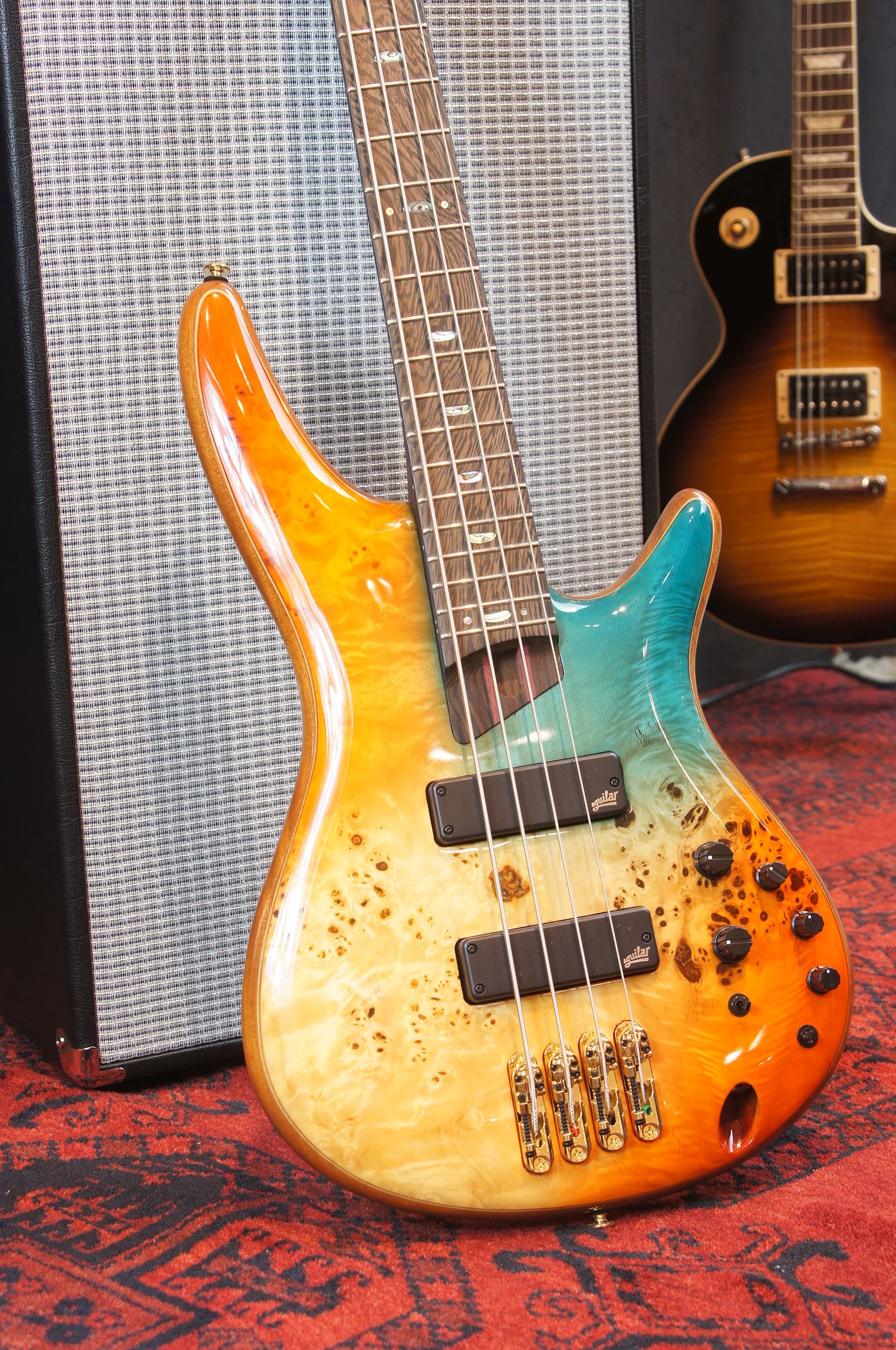 IBANEZ Premium SR 4-Str Autum Sunset Sky, incl. Gigbag