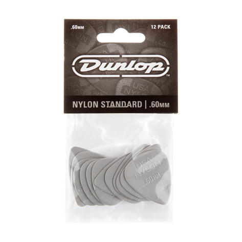 Dunlop Plectrum Nylon Standard 0,60mm 12 Stk