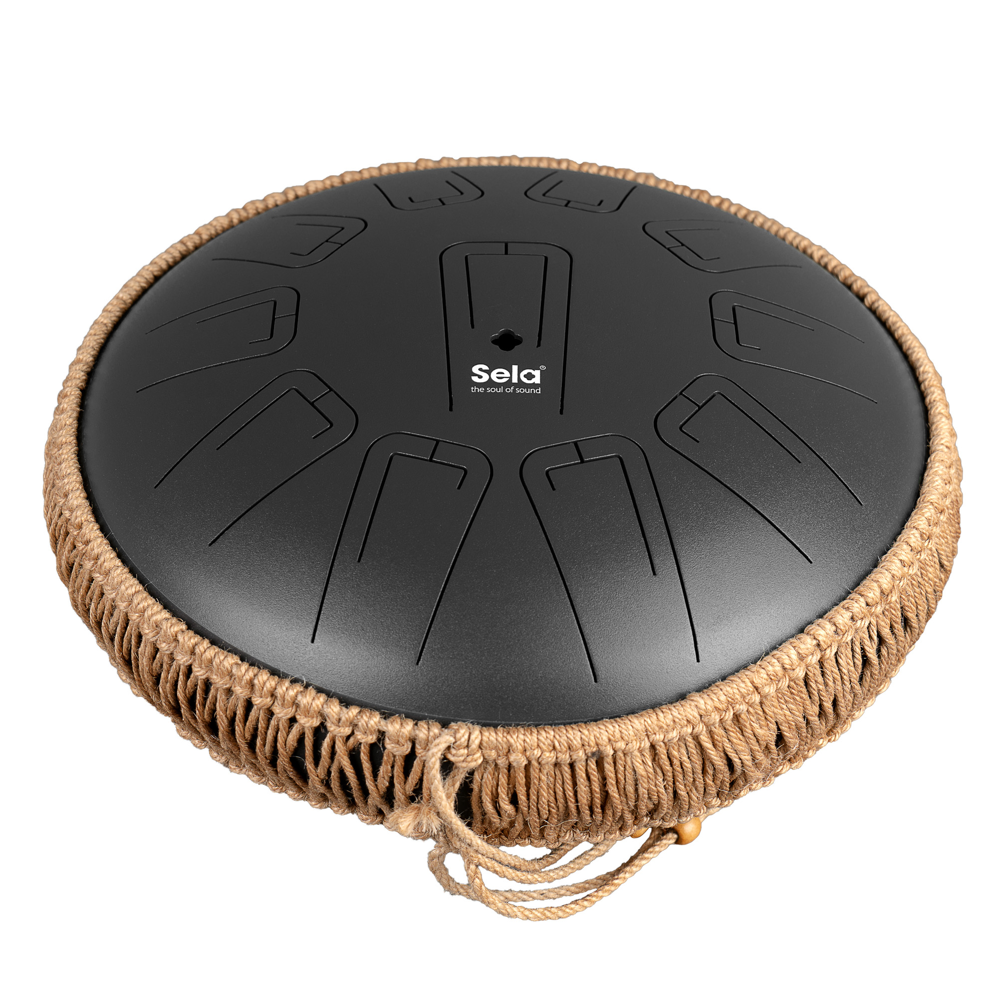 Sela Unity Tongue Drum 13" C Minor Black 432 Hz